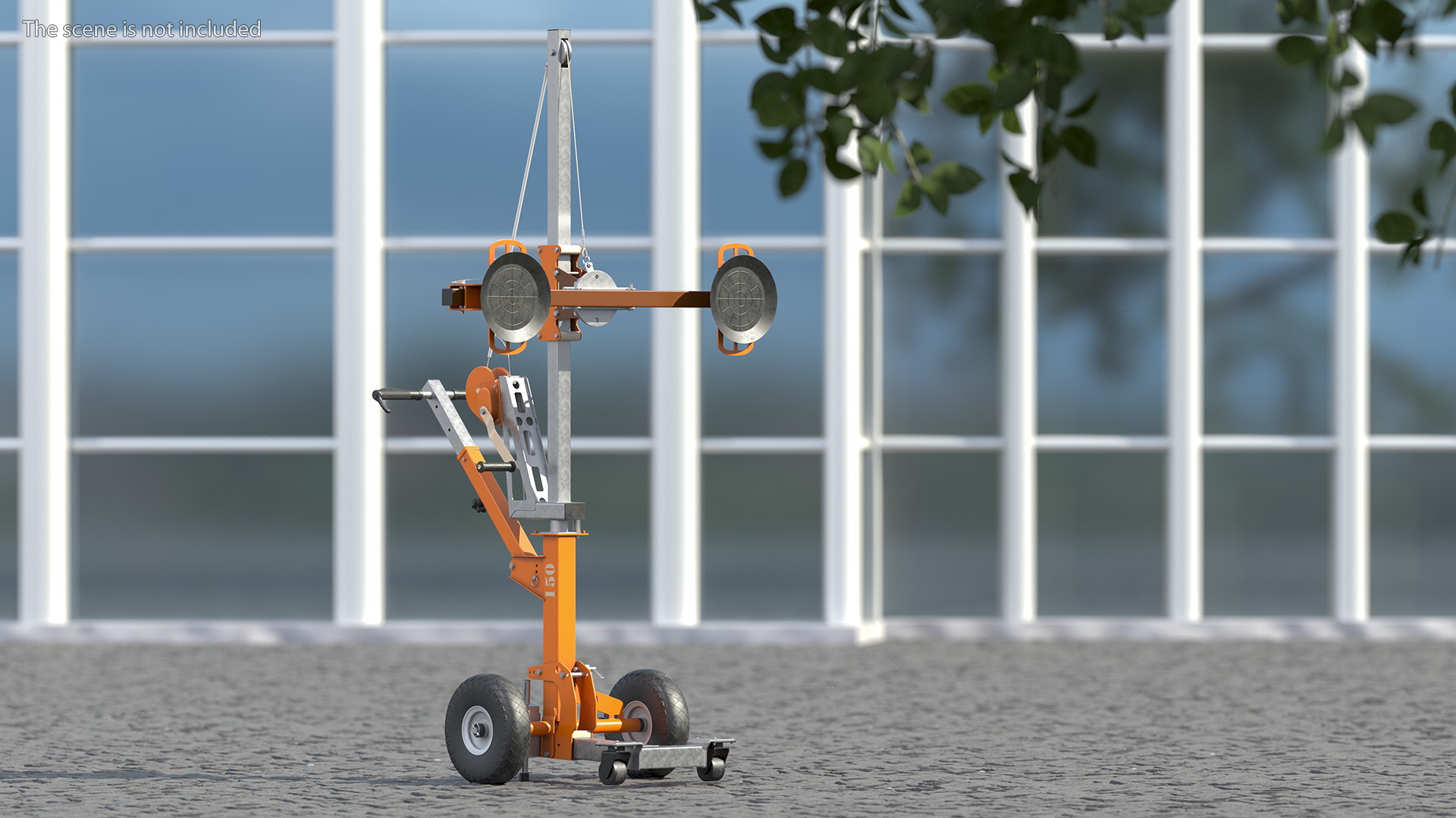 3D model Glass Vacuum Lifting Machine Rigged