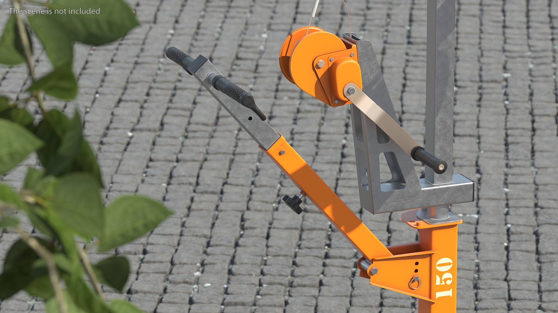 3D model Glass Vacuum Lifting Machine Rigged