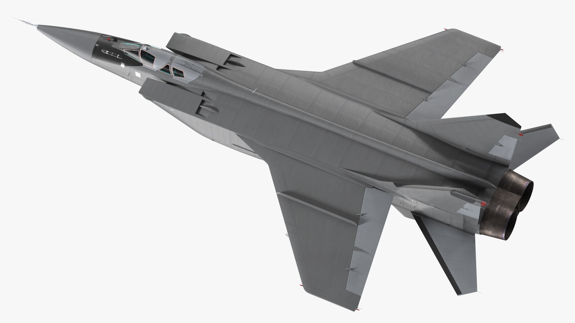 3D Supersonic Interceptor Aircraft Flight model