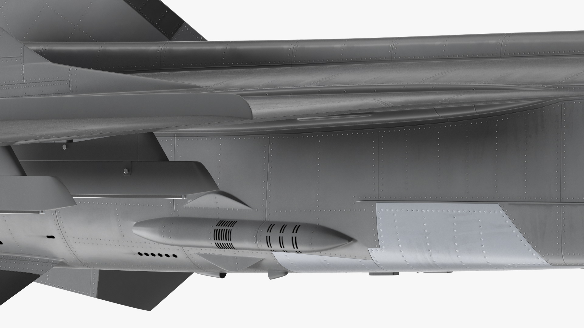 3D Supersonic Interceptor Aircraft Flight model