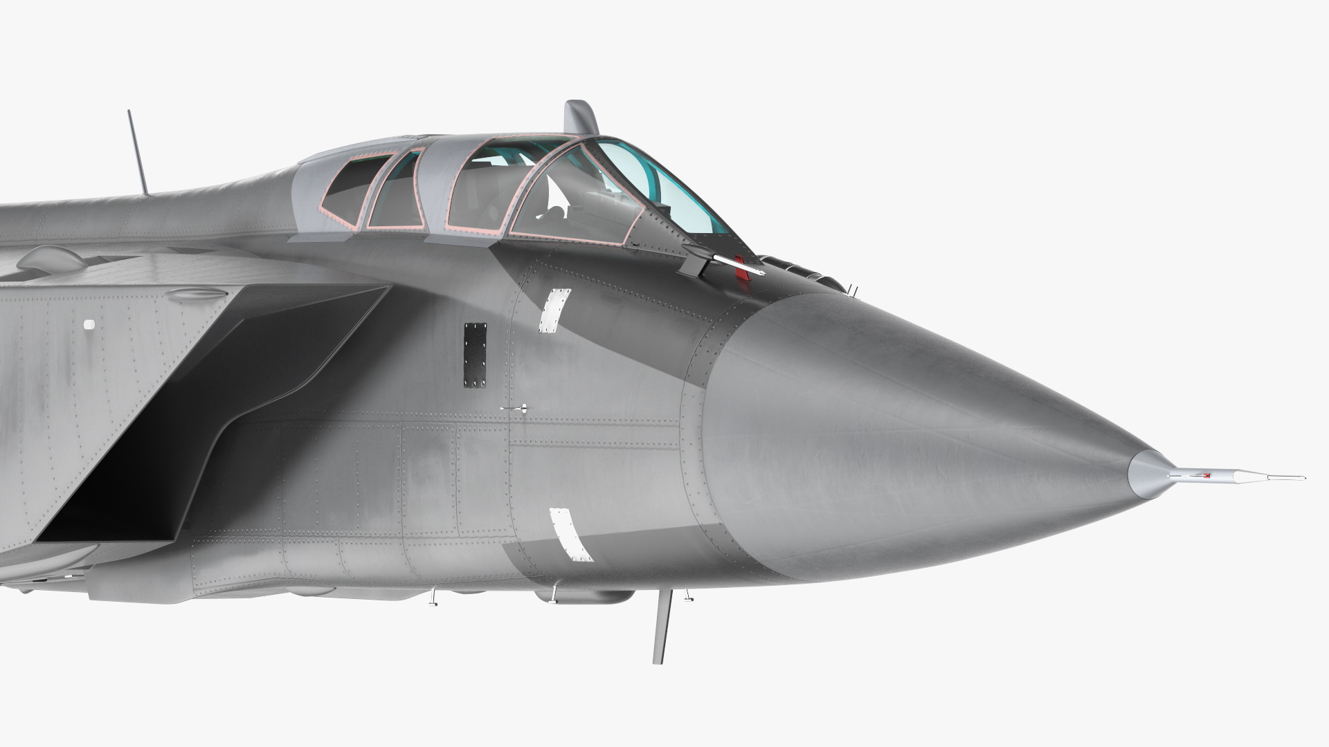 3D Supersonic Interceptor Aircraft Flight model