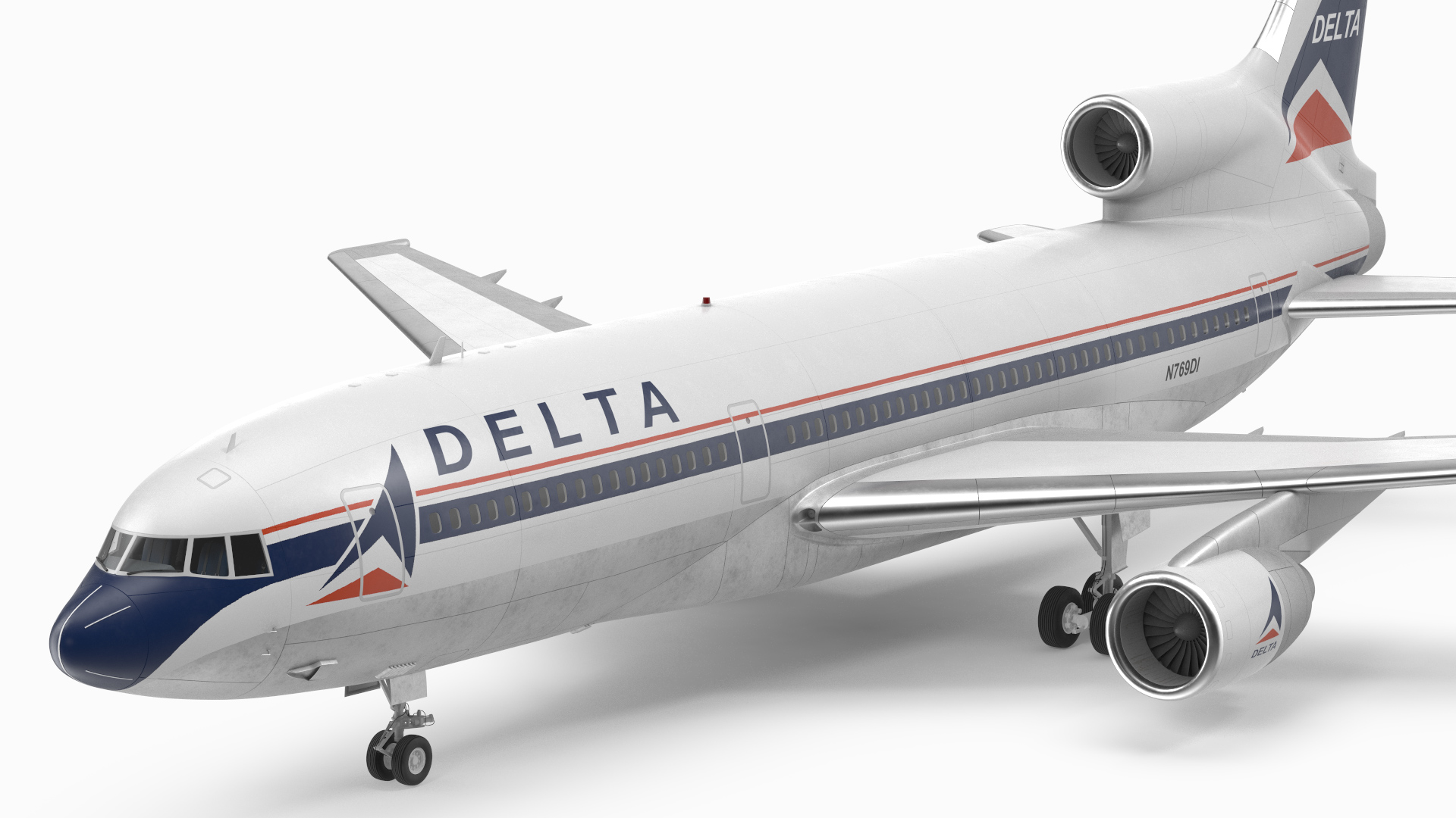 Delta Air Lines Lockheed L-1011 TriStar 3D model