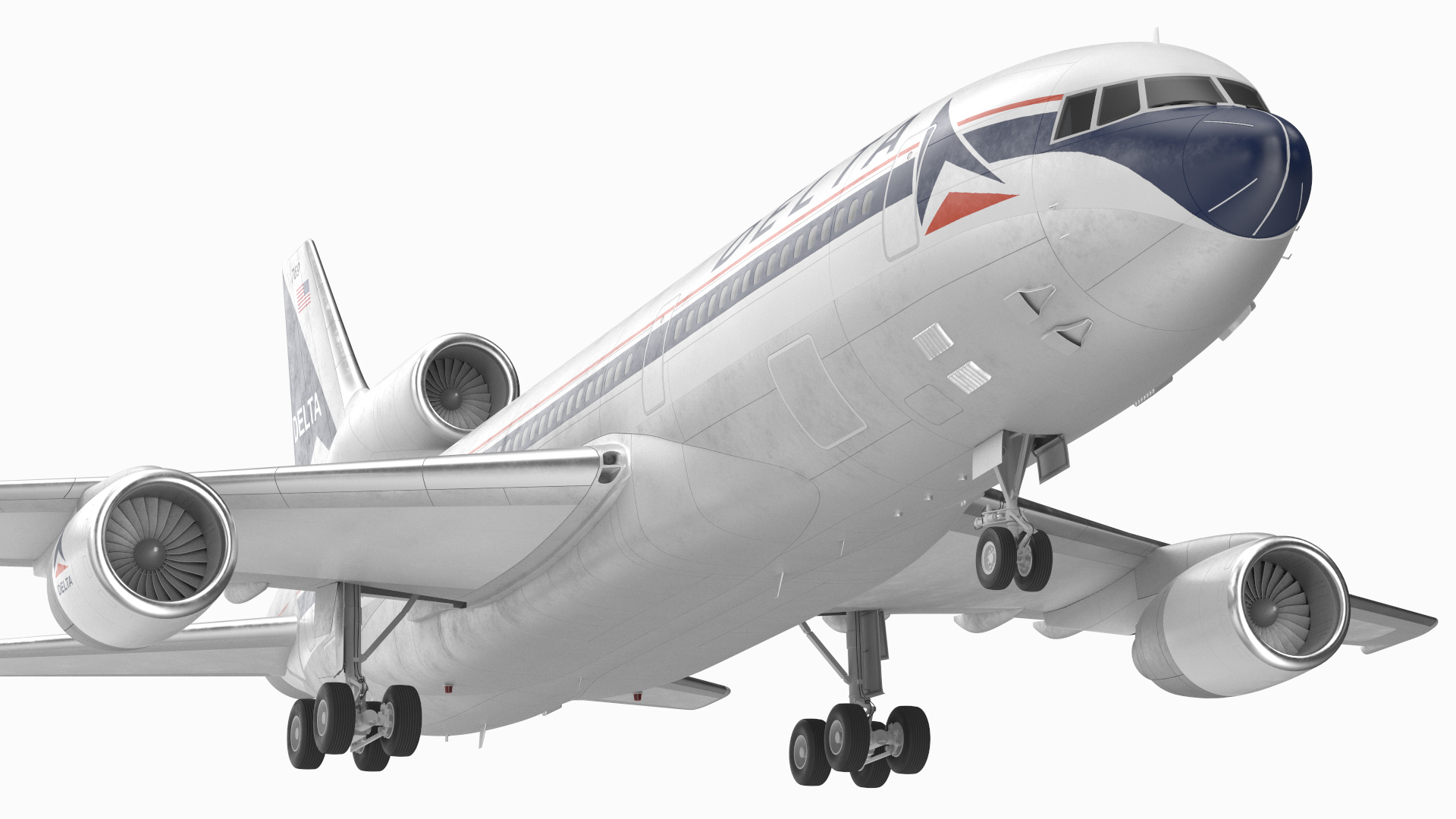 Delta Air Lines Lockheed L-1011 TriStar 3D model