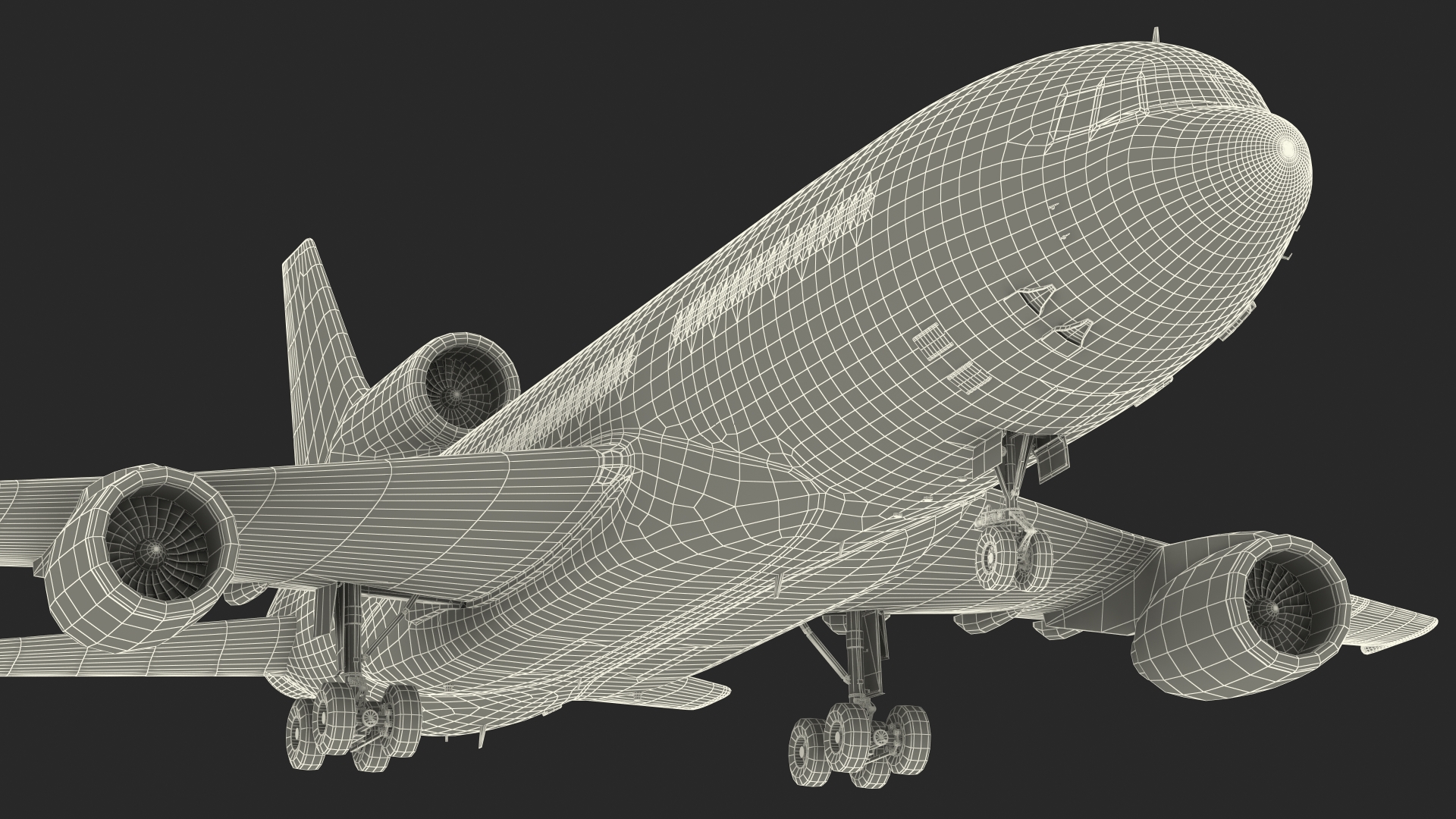 Delta Air Lines Lockheed L-1011 TriStar 3D model