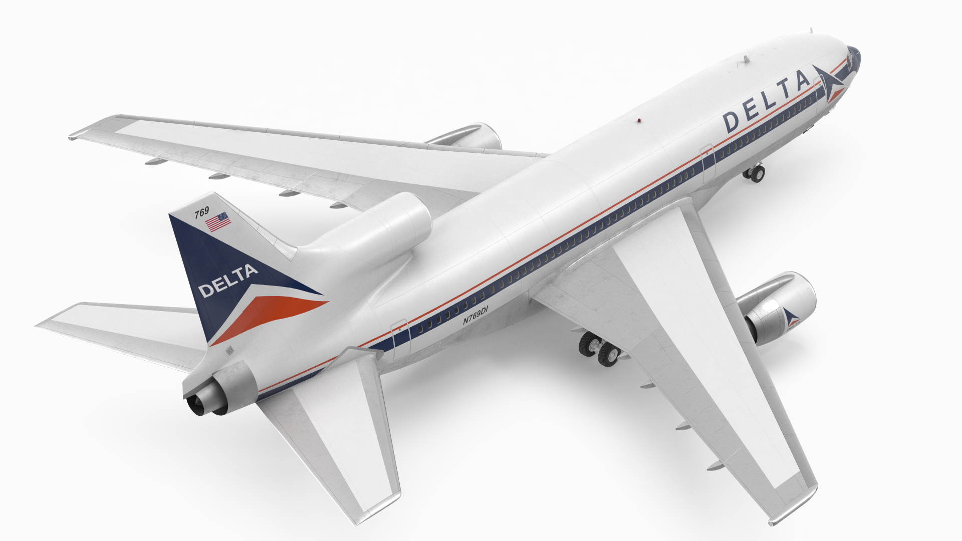 Delta Air Lines Lockheed L-1011 TriStar 3D model