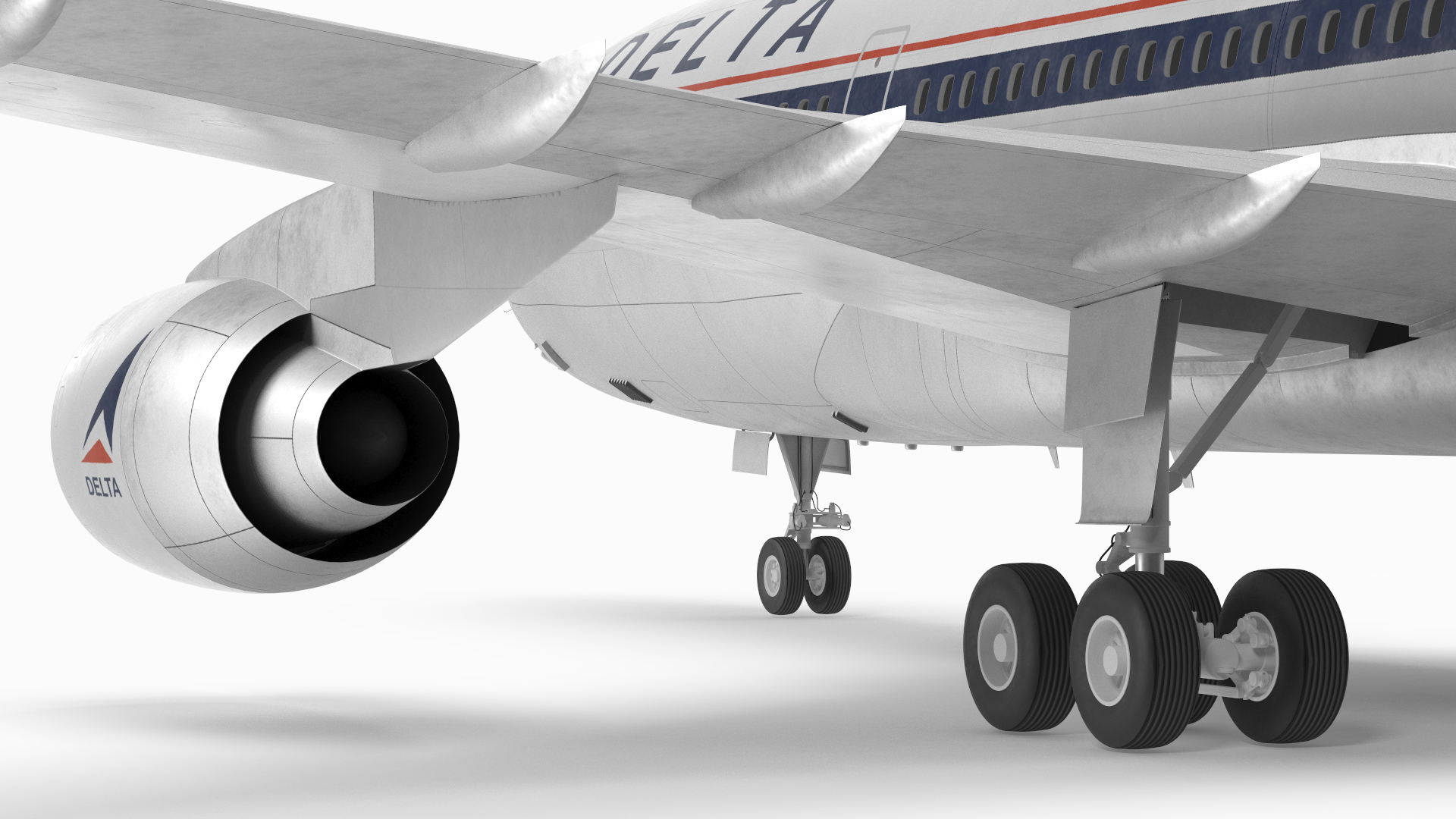 Delta Air Lines Lockheed L-1011 TriStar 3D model