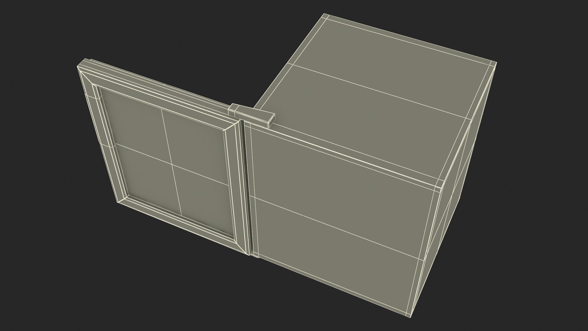 3D model Can Beverage Cooler with Metal Door Open