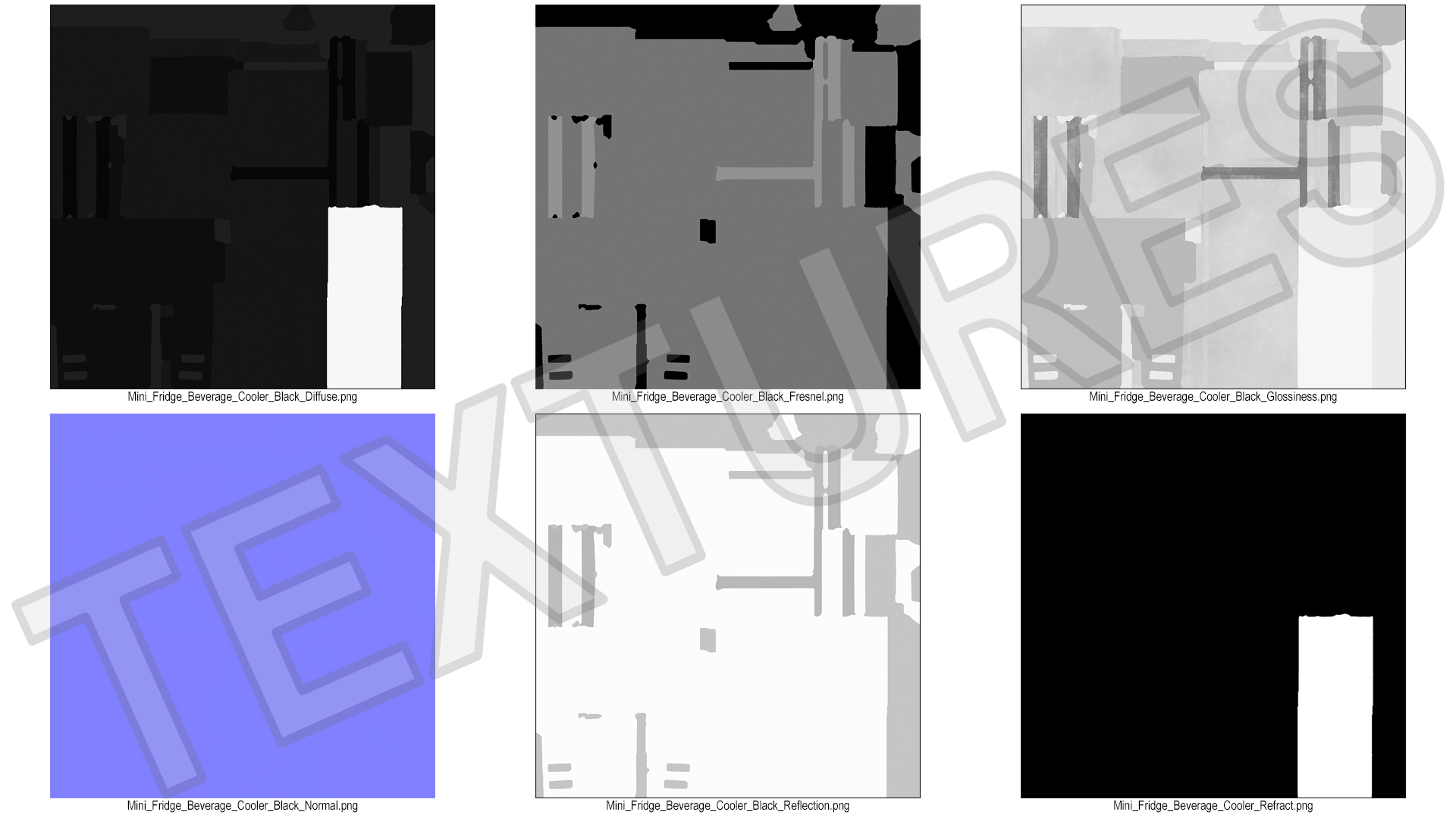 3D model Can Beverage Cooler with Metal Door Open