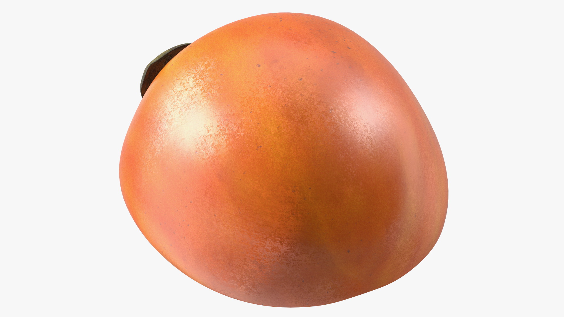 3D model Persimmon Fruit Half