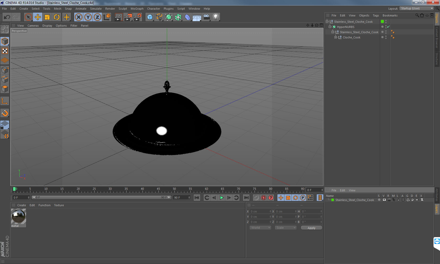 Food Cover Cloche Cook 3D