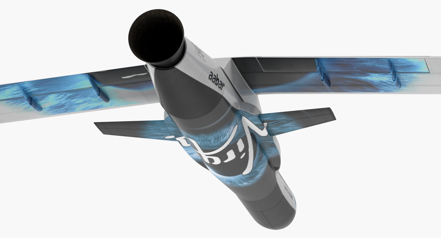 3D Virgin Galactic LauncherOne Rocket Rigged