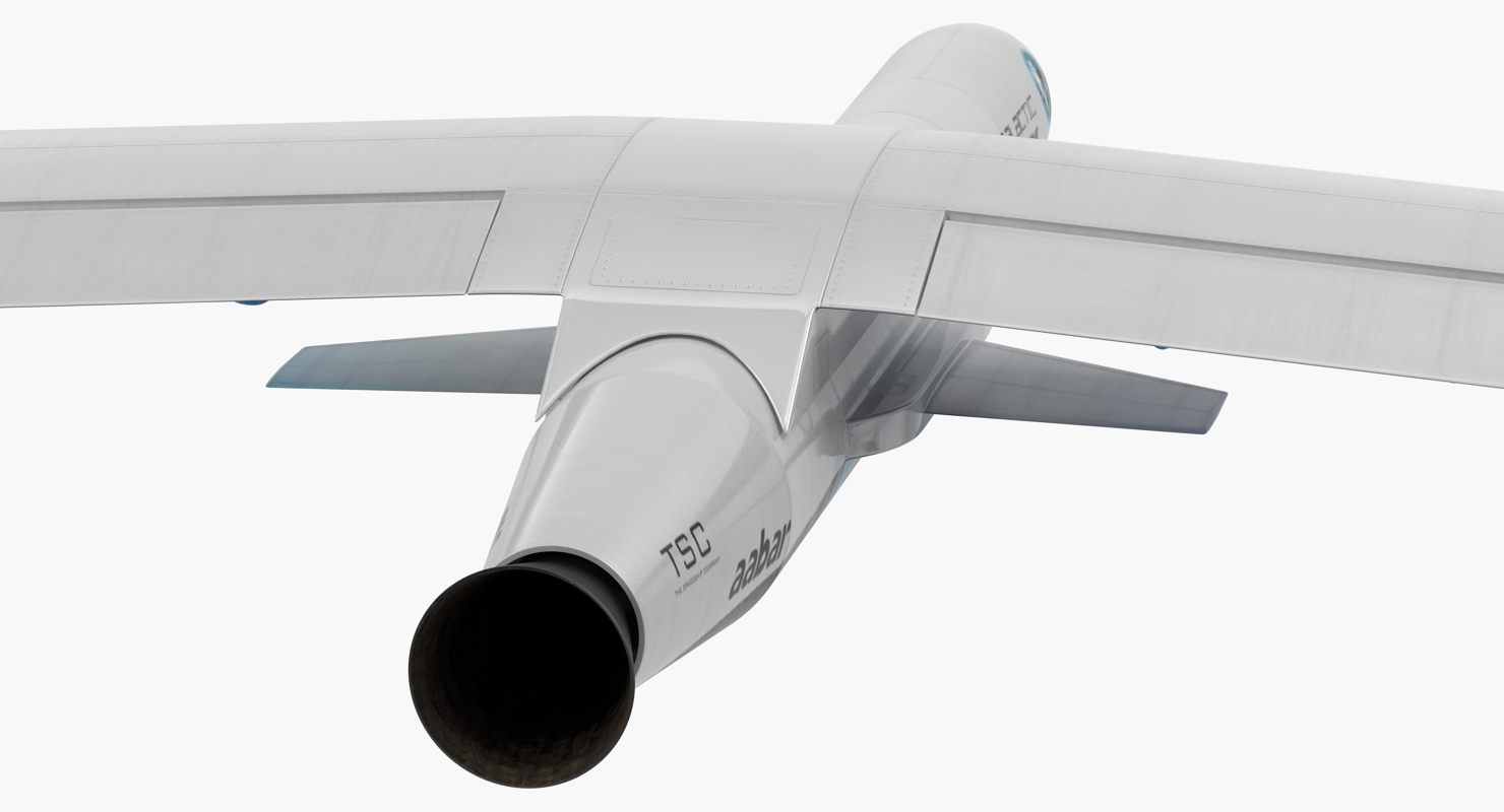 3D Virgin Galactic LauncherOne Rocket Rigged