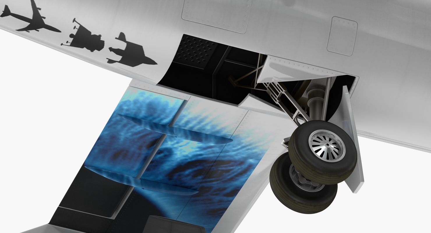 3D Virgin Galactic LauncherOne Rocket Rigged