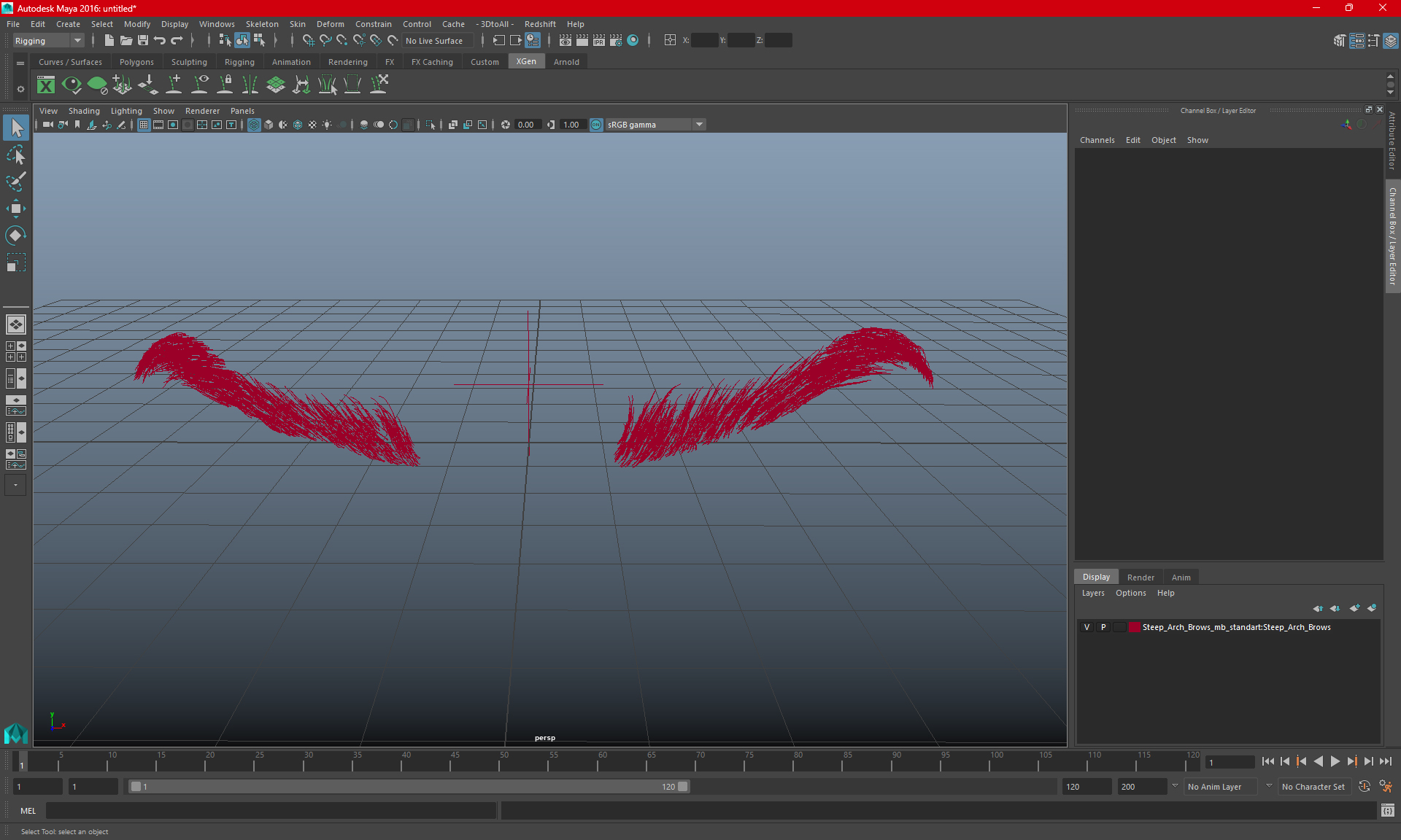 3D Steep Arch Brows