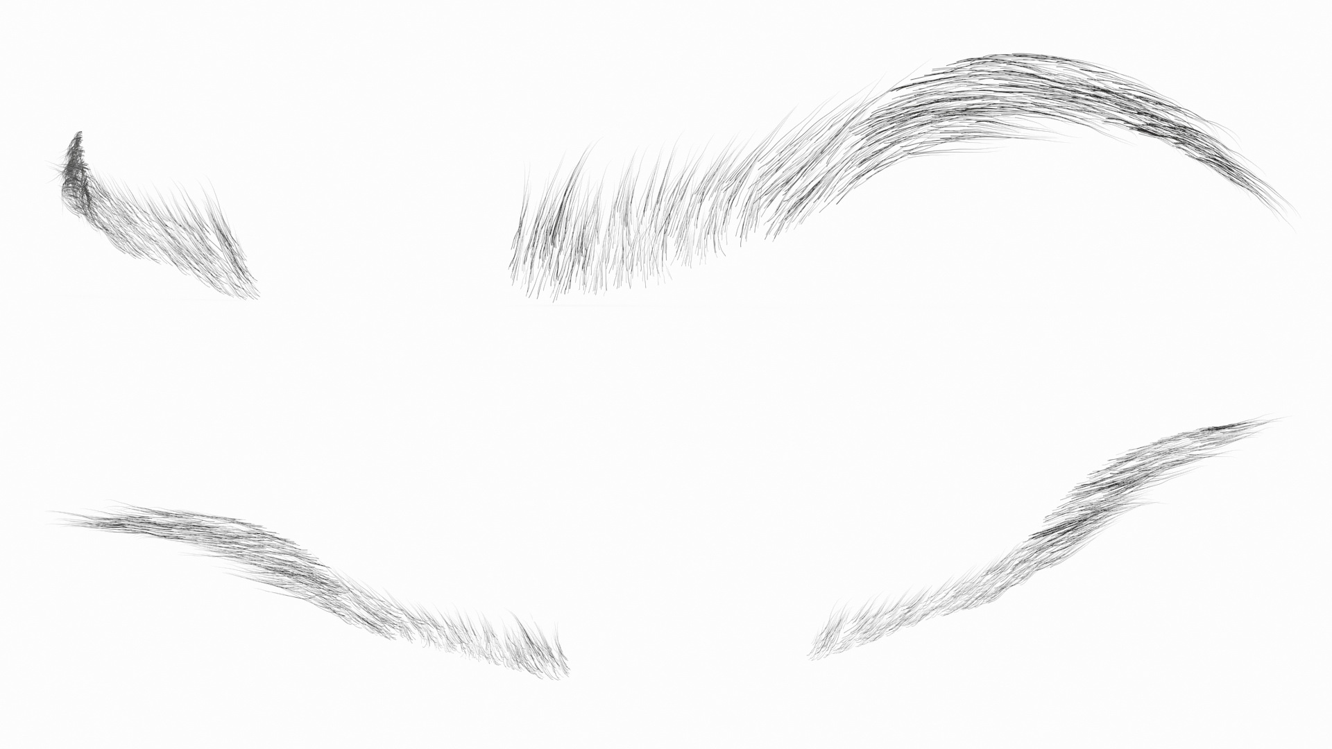 3D Steep Arch Brows