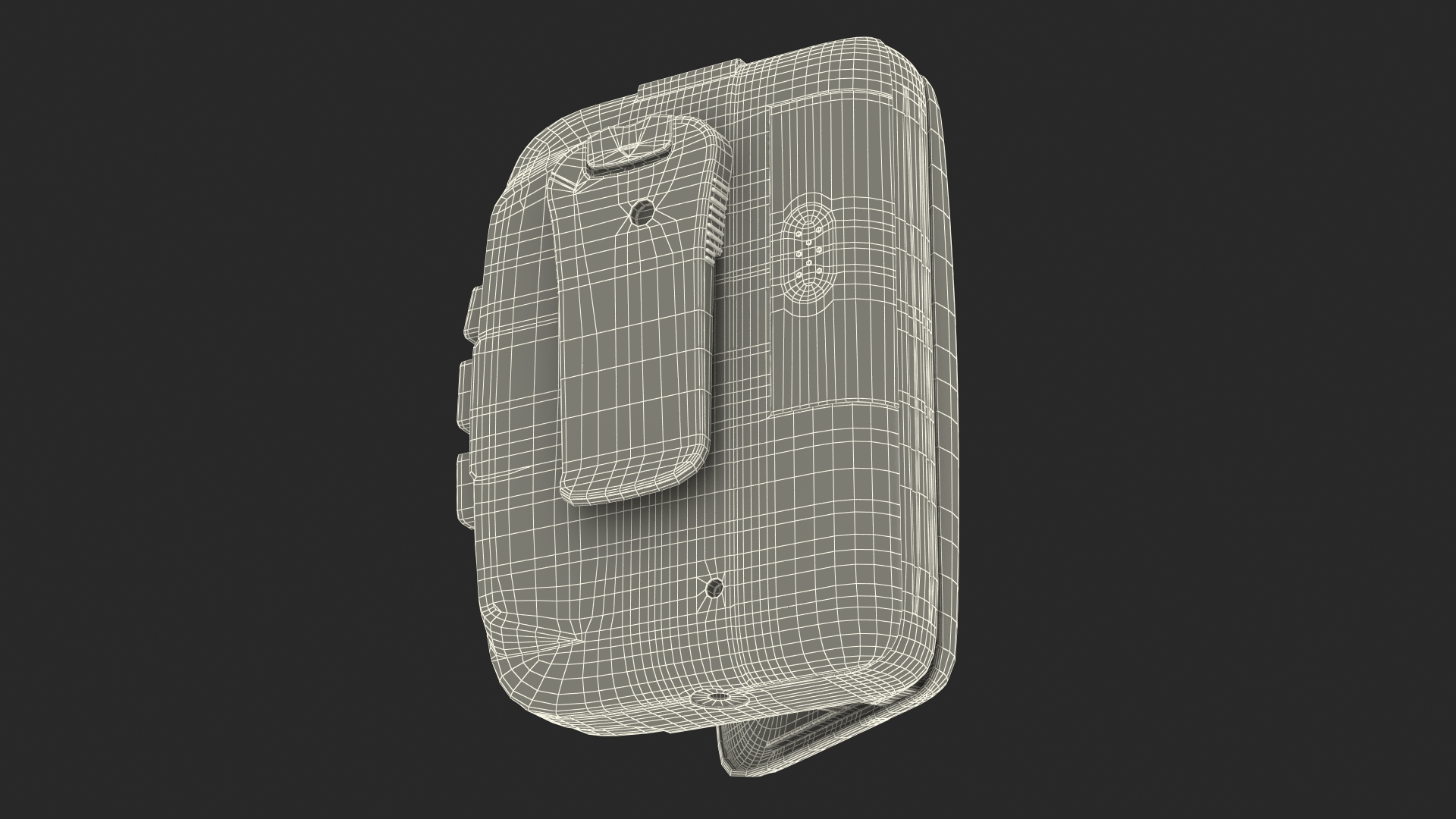 Retro Portable Cassette Player Old 3D model