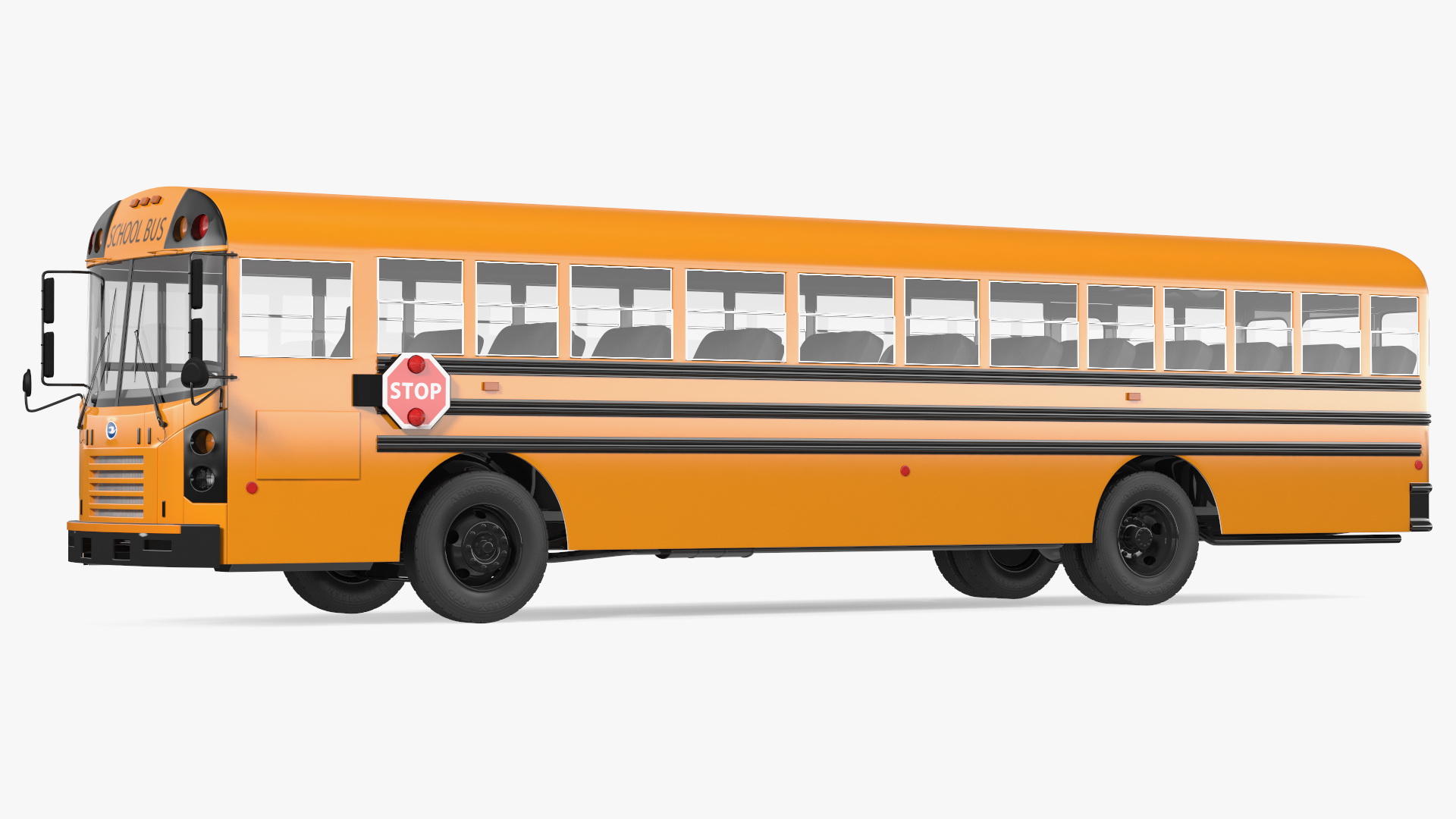 Blue Bird TX3 School Bus 3D model