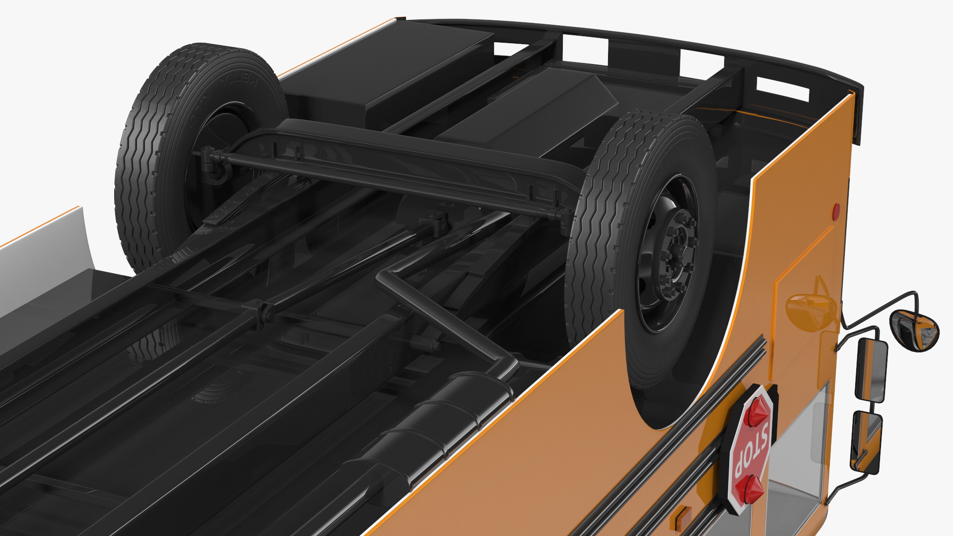 Blue Bird TX3 School Bus 3D model