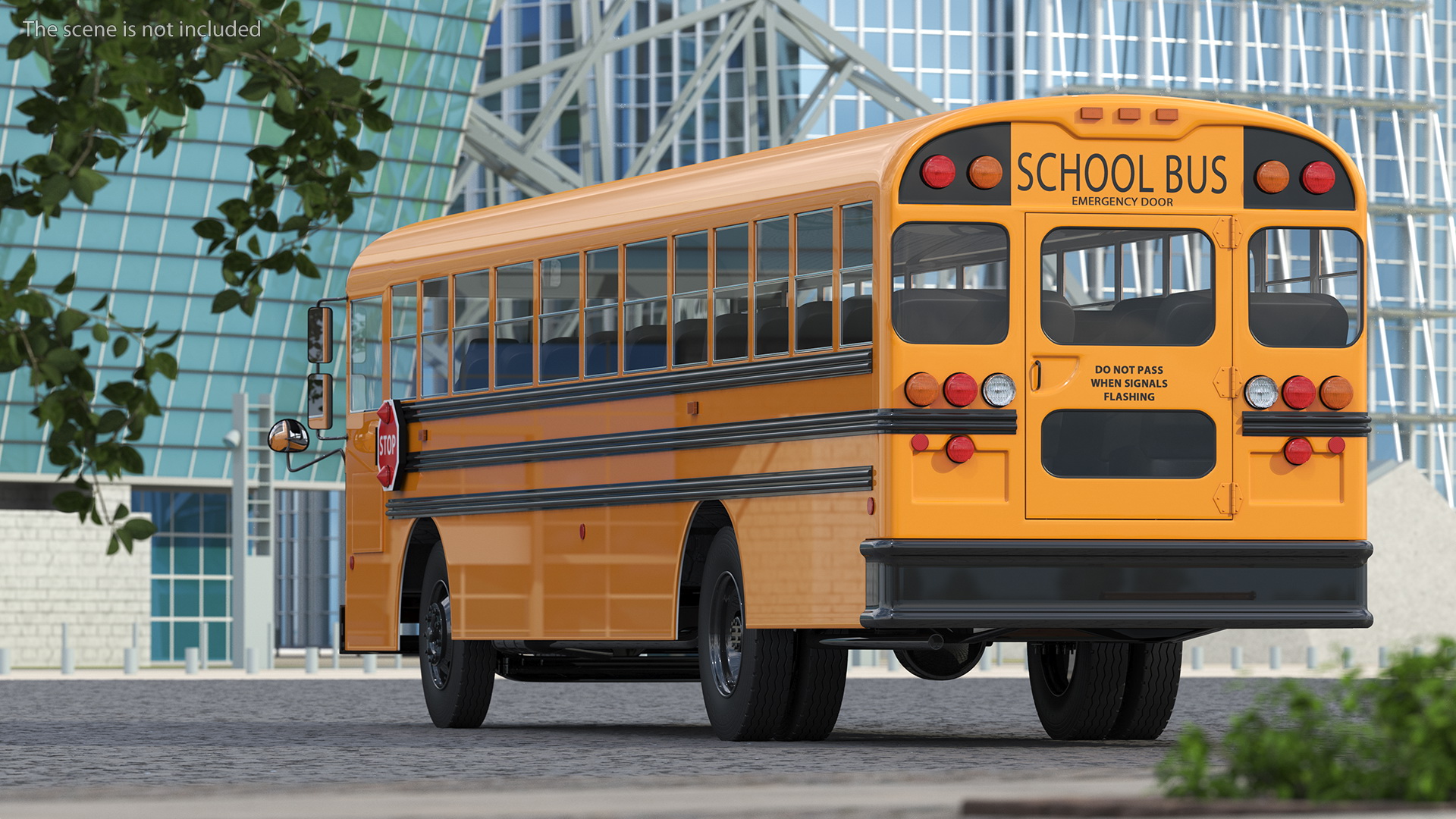 Blue Bird TX3 School Bus 3D model