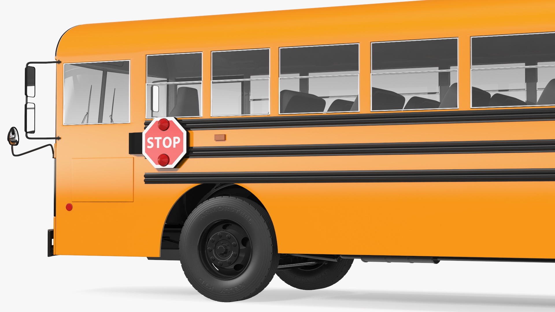 Blue Bird TX3 School Bus 3D model