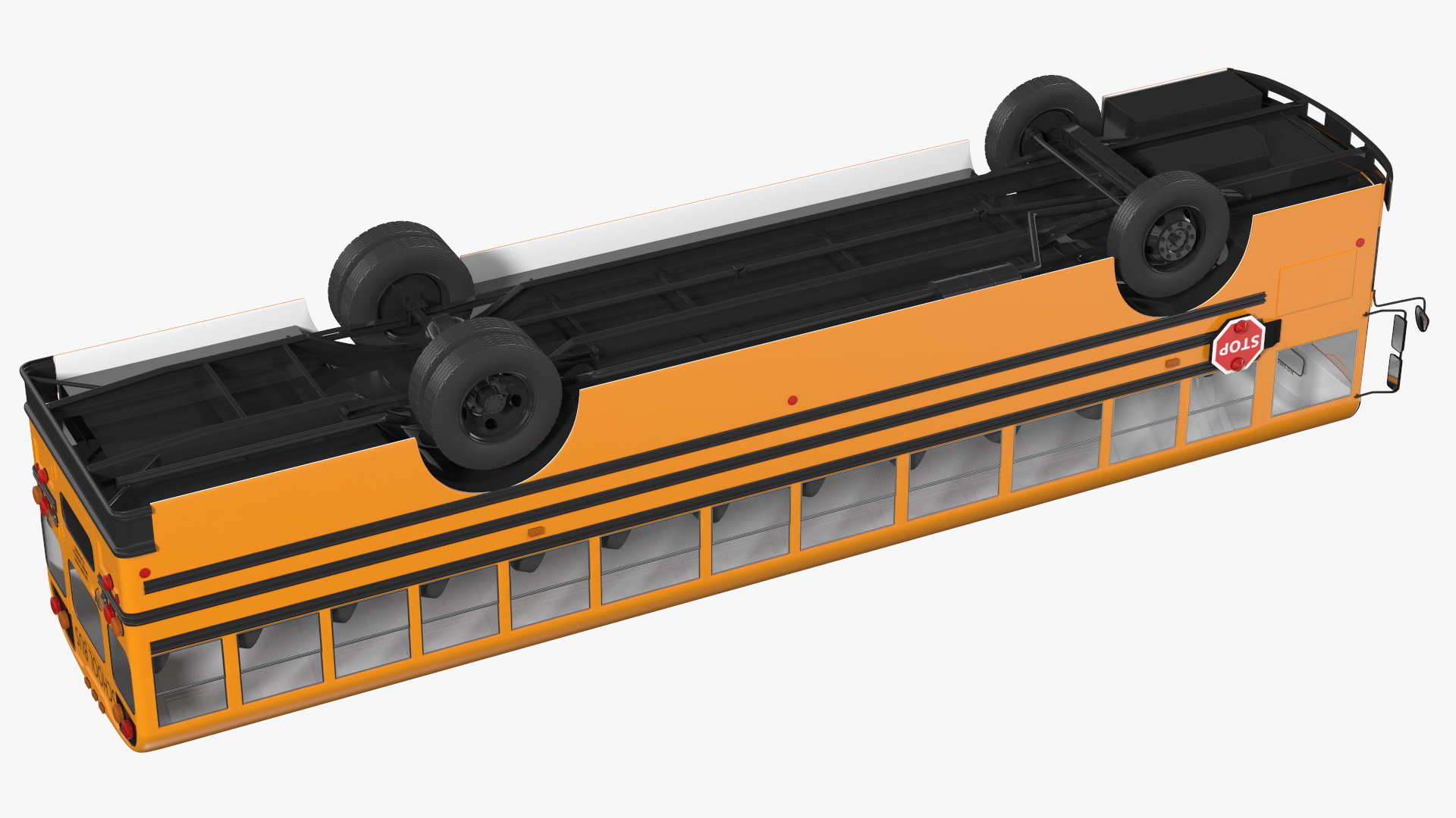 Blue Bird TX3 School Bus 3D model
