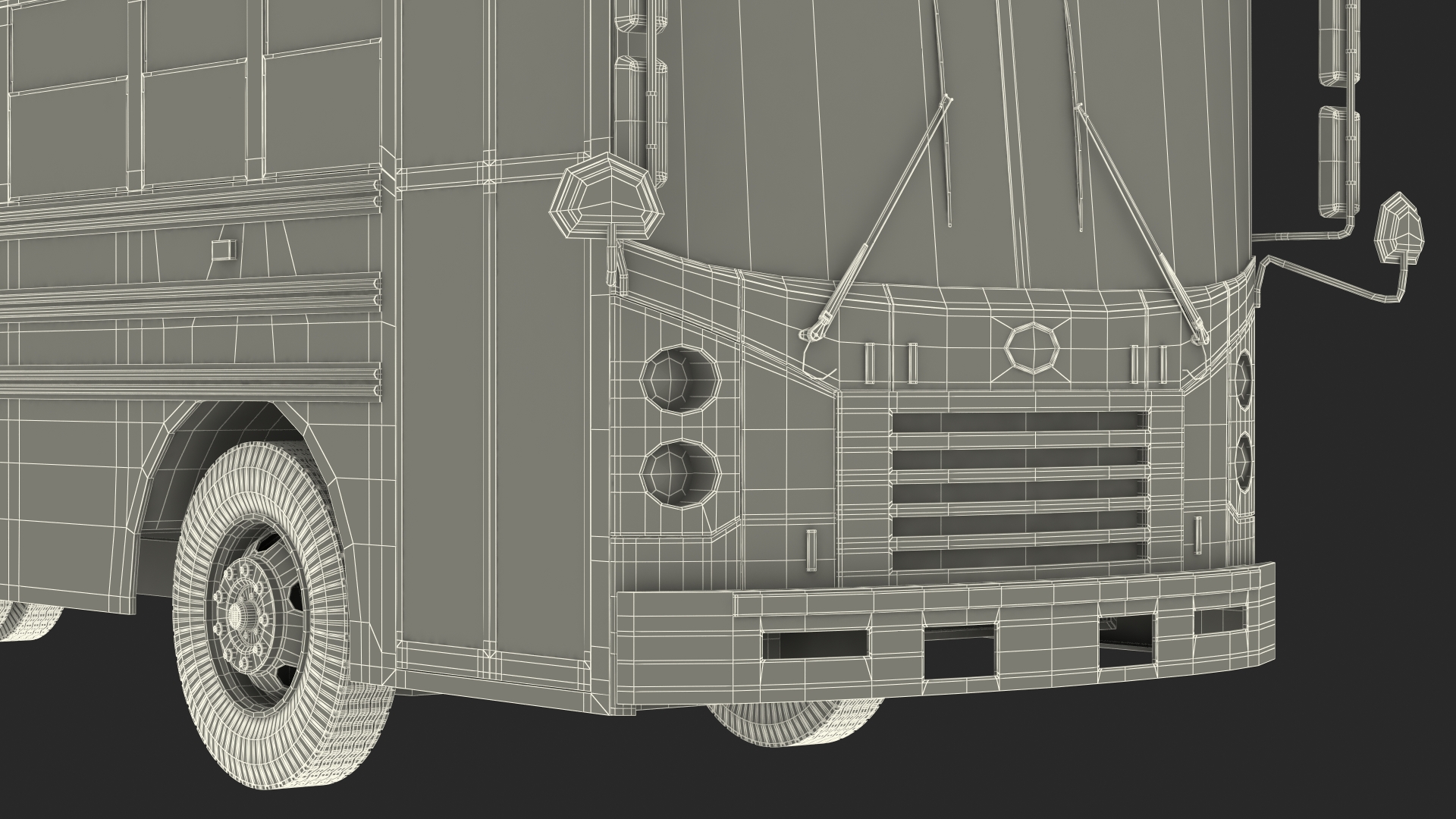 Blue Bird TX3 School Bus 3D model
