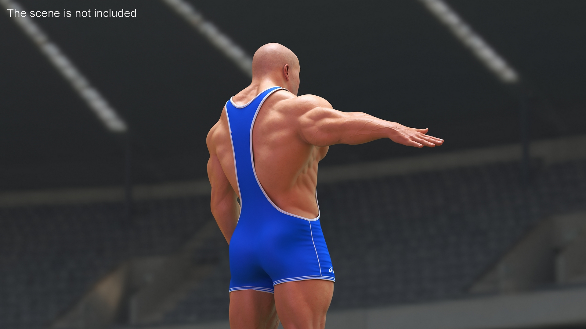 3D Wrestling Singlet Asics model