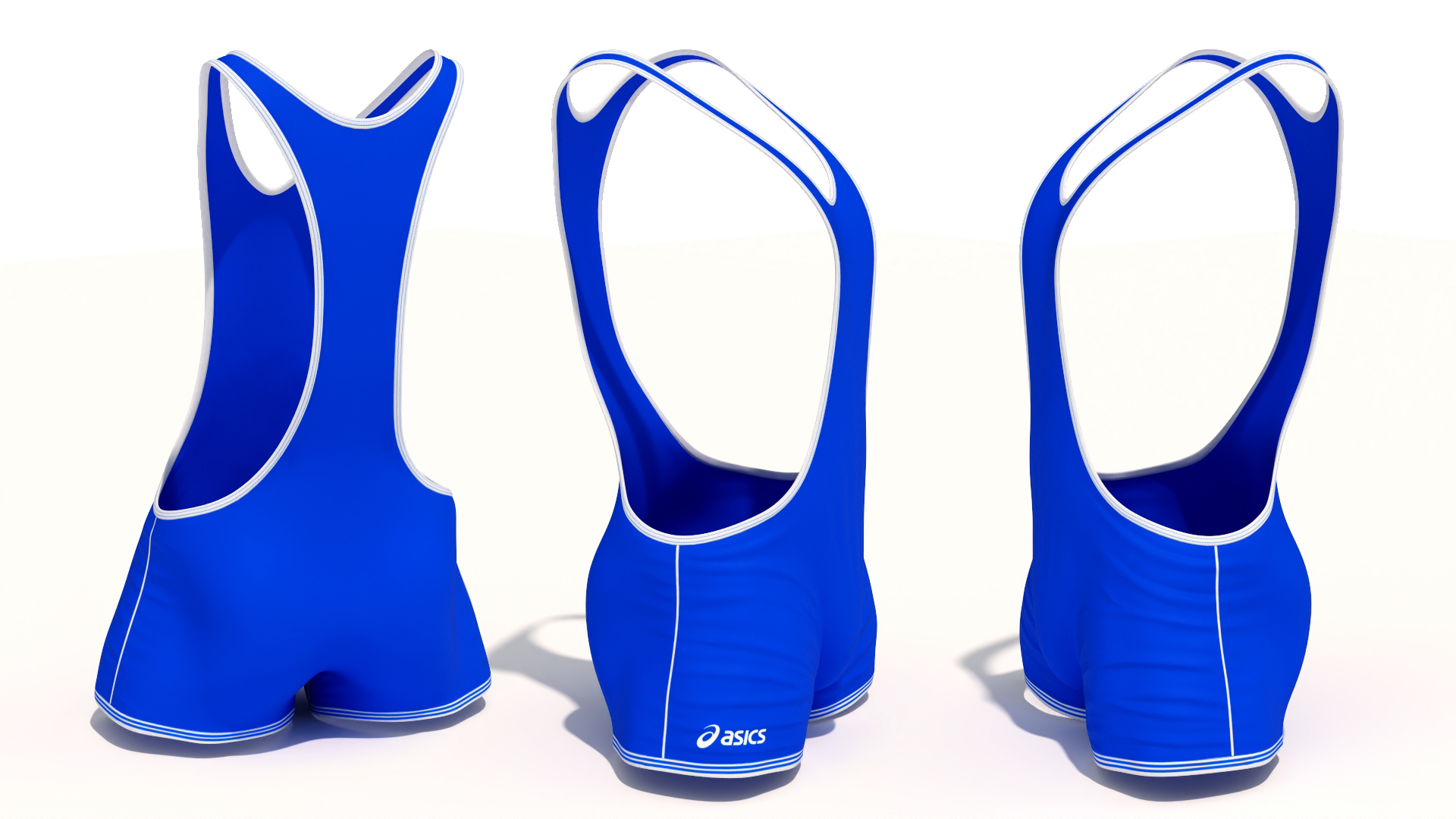 3D Wrestling Singlet Asics model