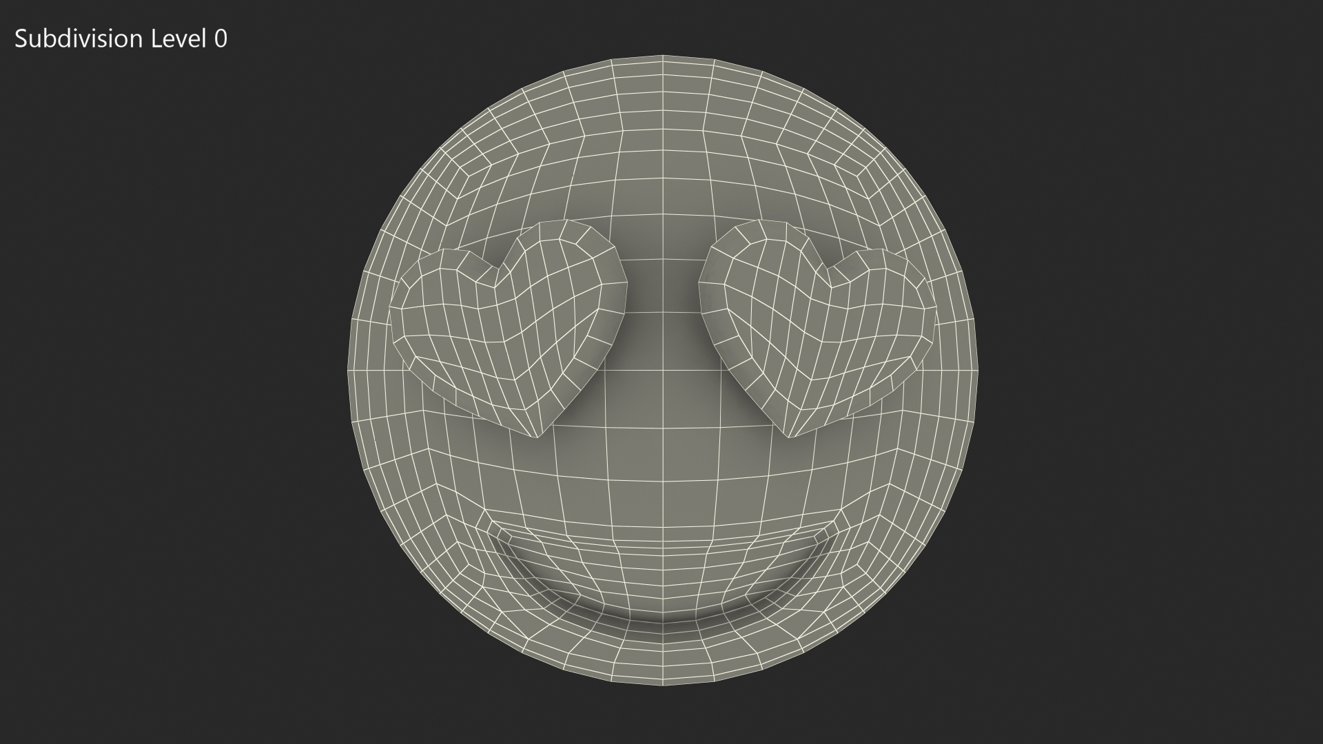3D Heart Eyes Emoji