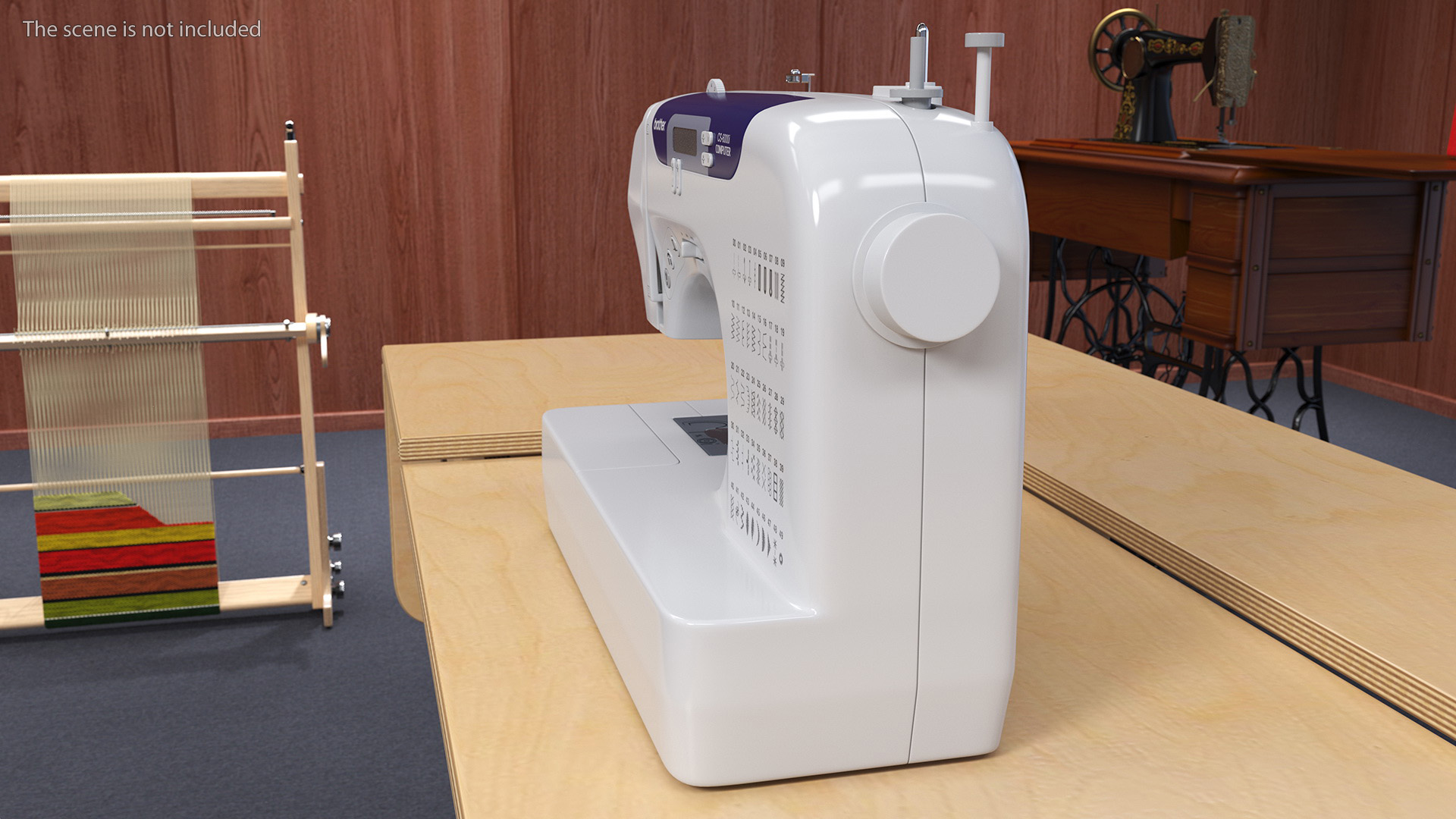 3D model Brother CS6000i Sewing Machine
