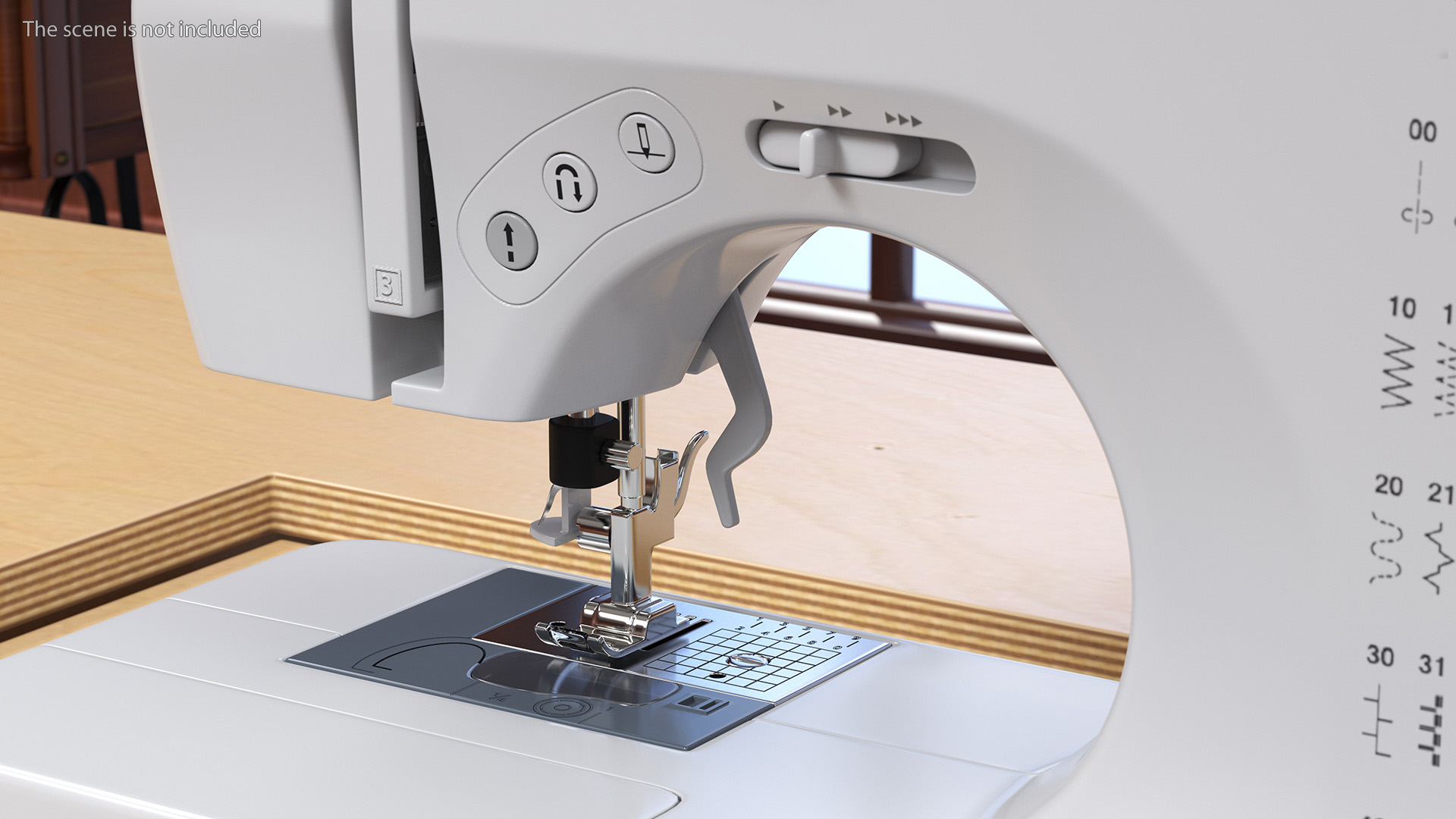 3D model Brother CS6000i Sewing Machine