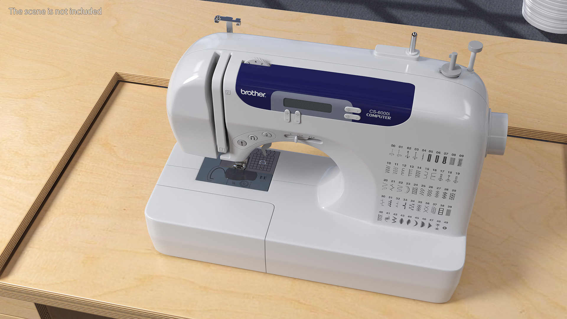 3D model Brother CS6000i Sewing Machine
