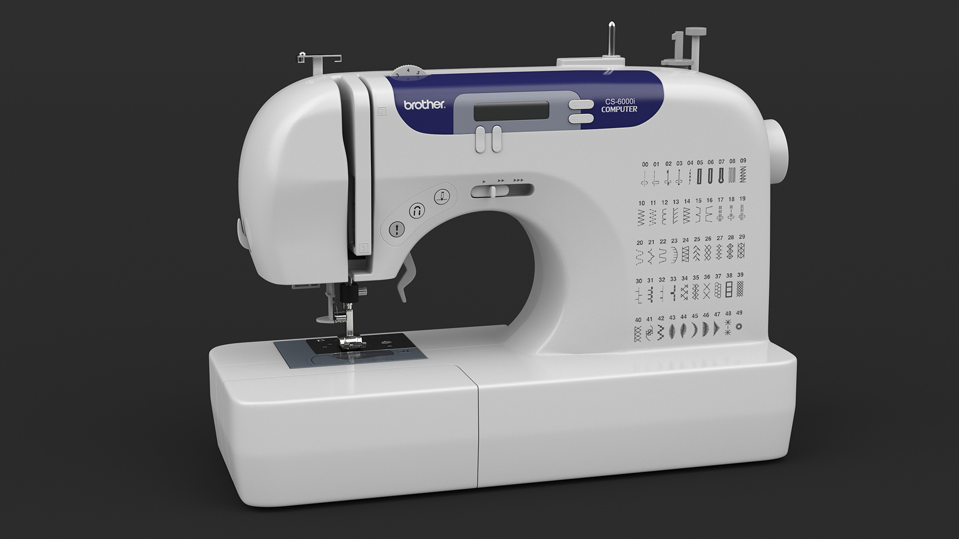 3D model Brother CS6000i Sewing Machine