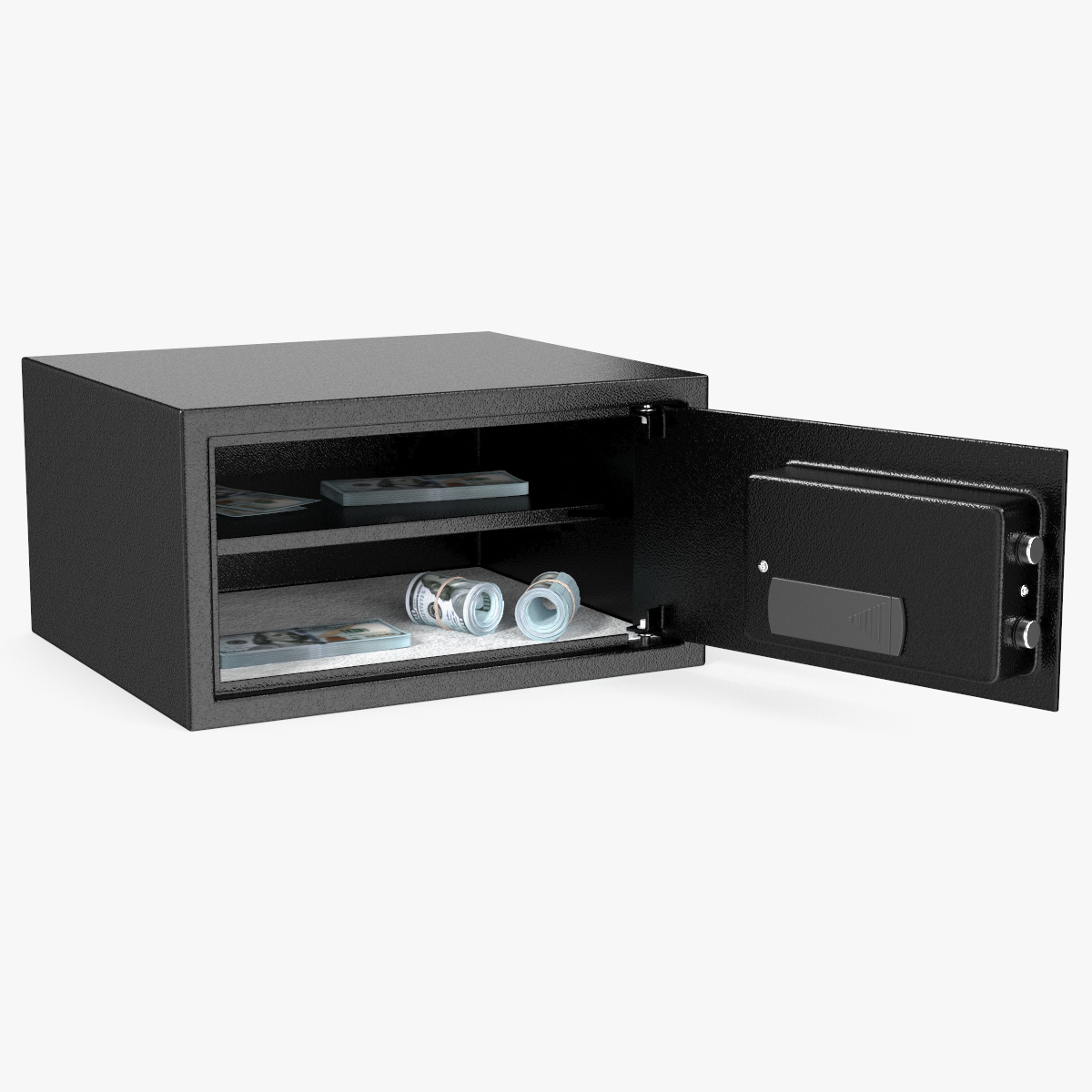 Digital Safe With Money