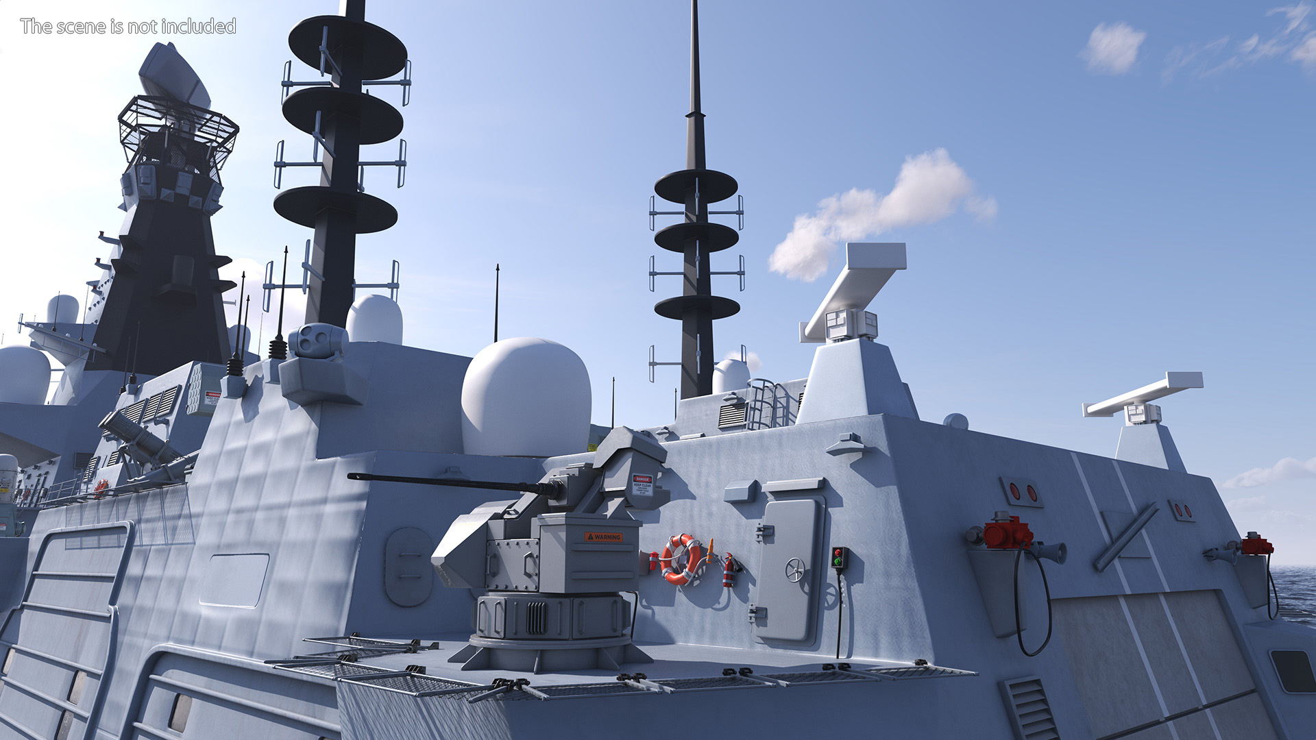 3D Type 26 Global Combat Ship Rigged model