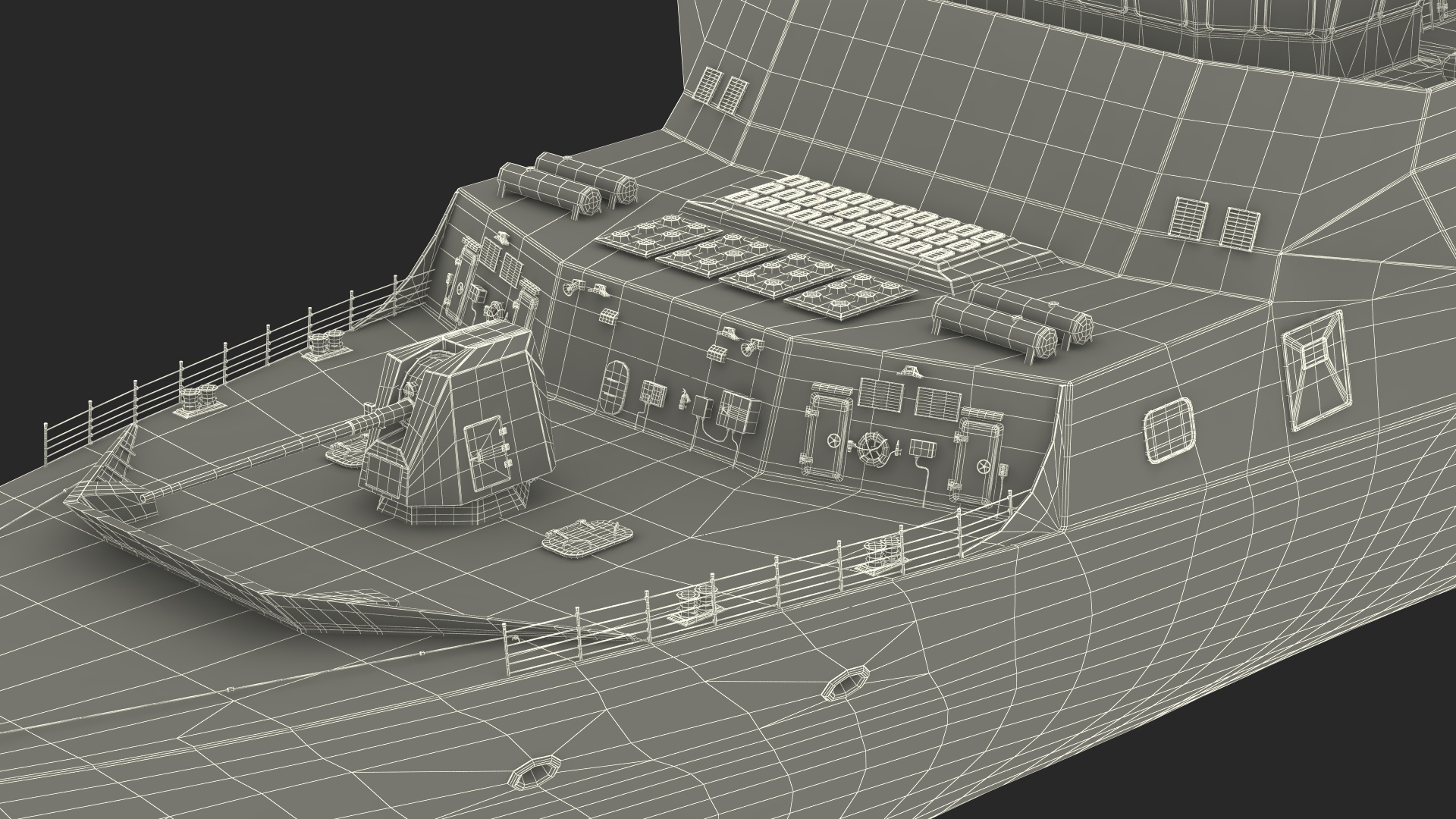 3D Type 26 Global Combat Ship Rigged model