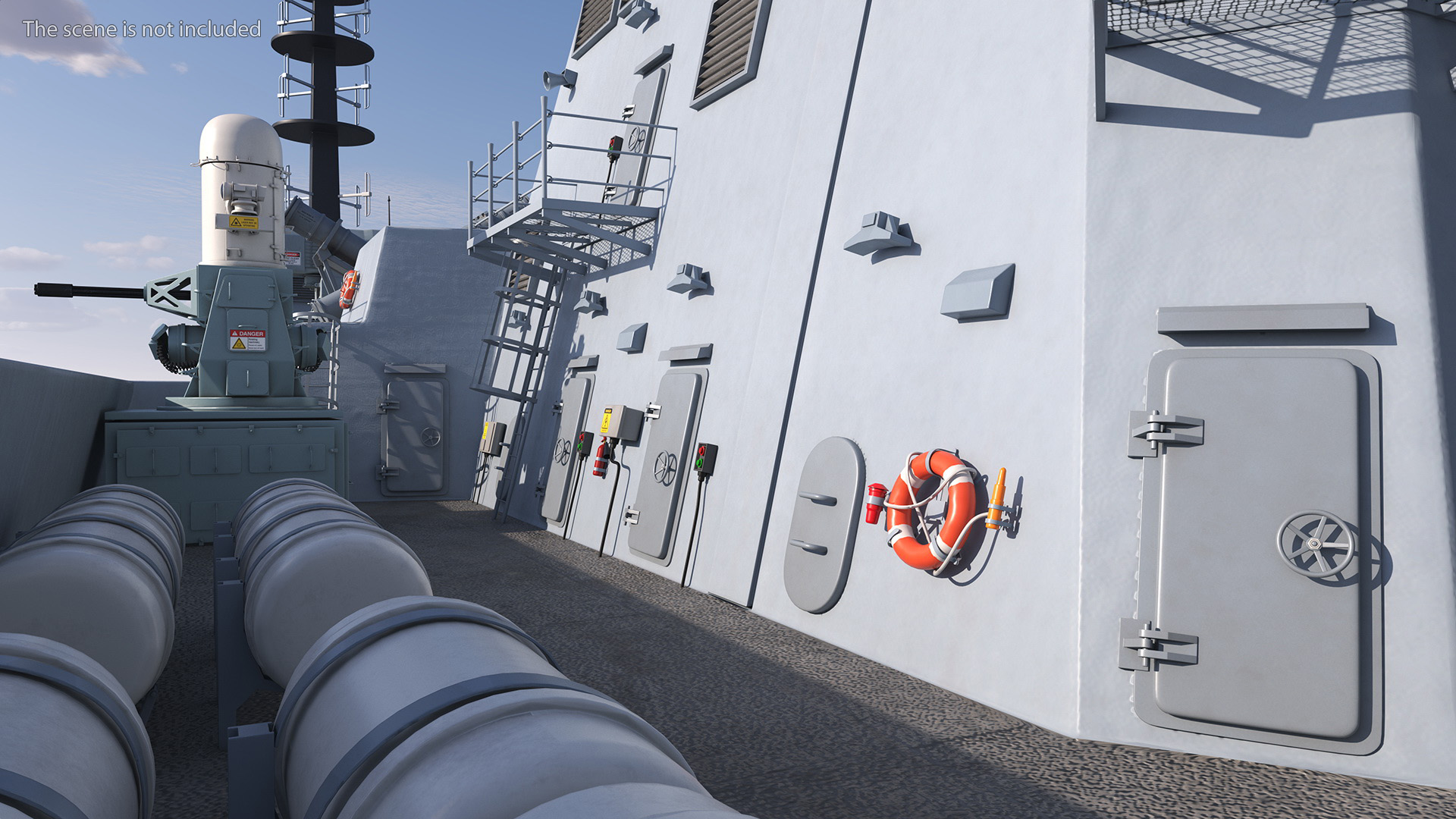 3D Type 26 Global Combat Ship Rigged model