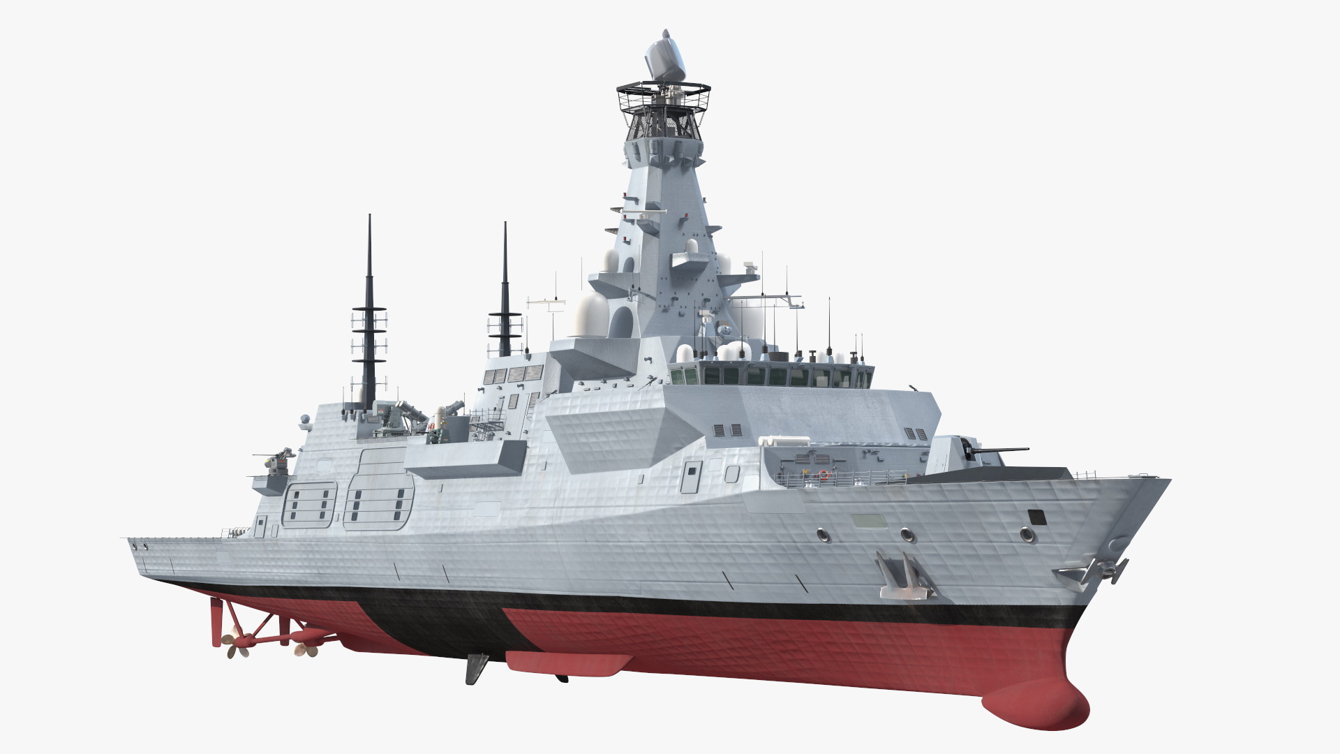 3D Type 26 Global Combat Ship Rigged model