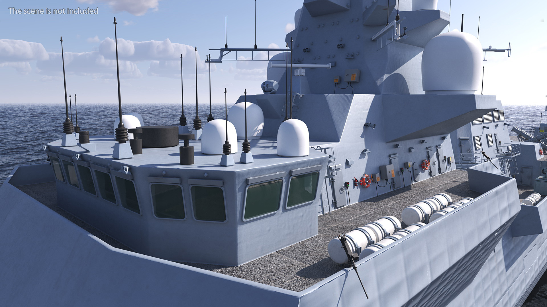 3D Type 26 Global Combat Ship Rigged model