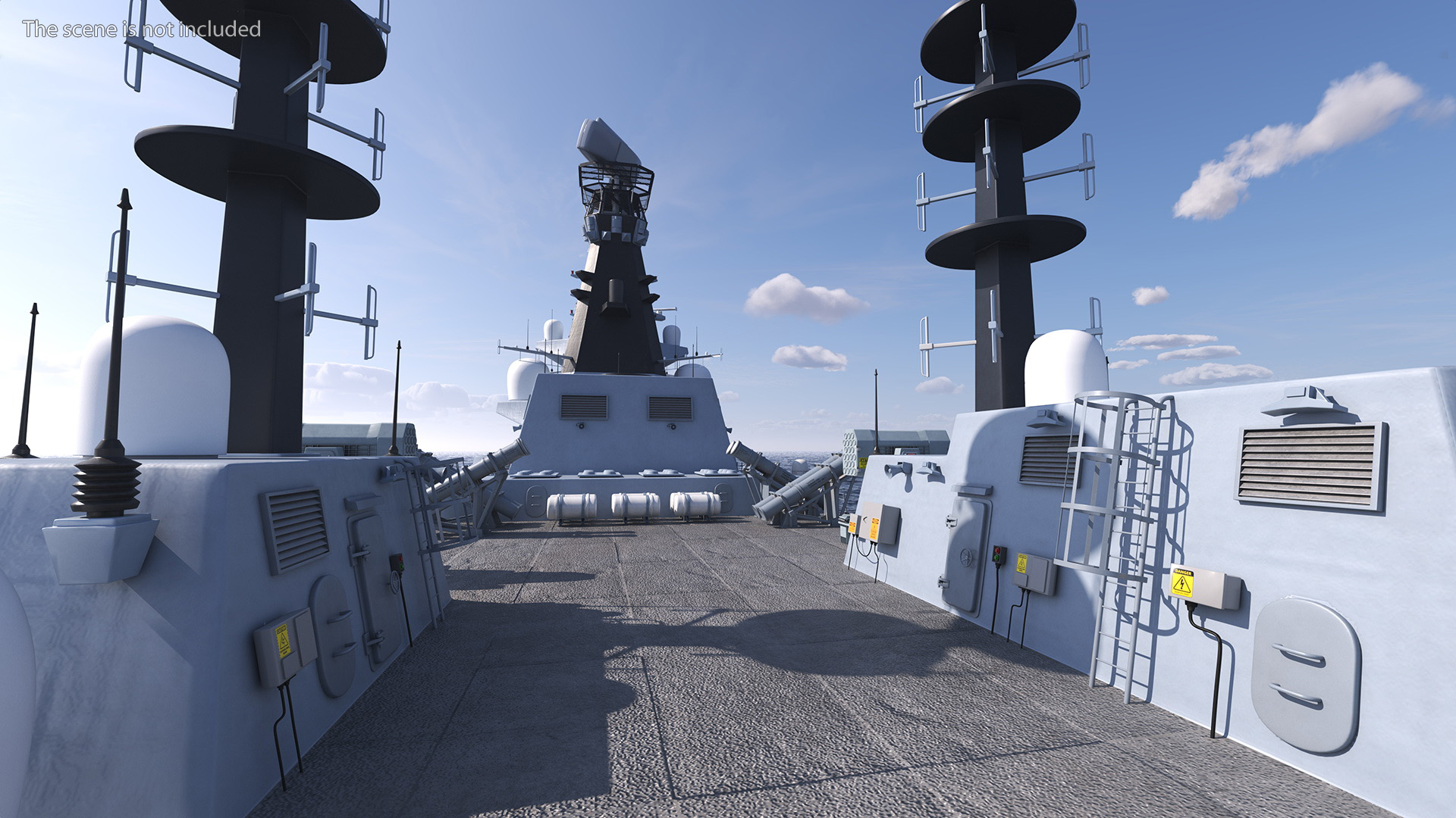 3D Type 26 Global Combat Ship Rigged model