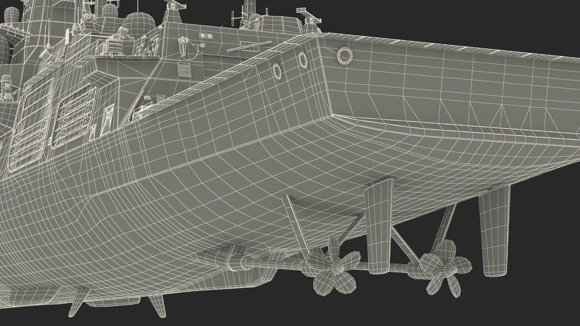 3D Type 26 Global Combat Ship Rigged model