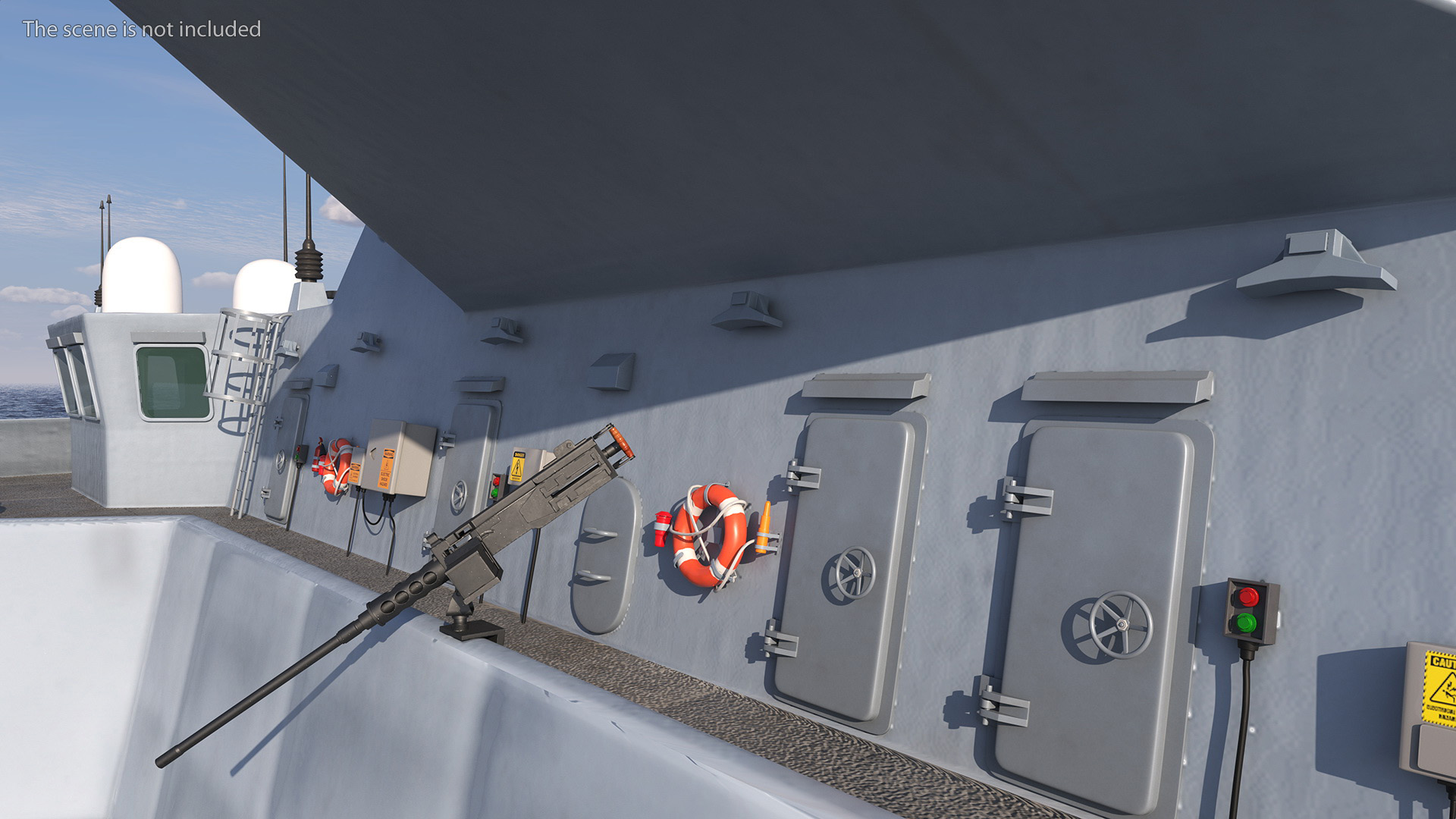 3D Type 26 Global Combat Ship Rigged model