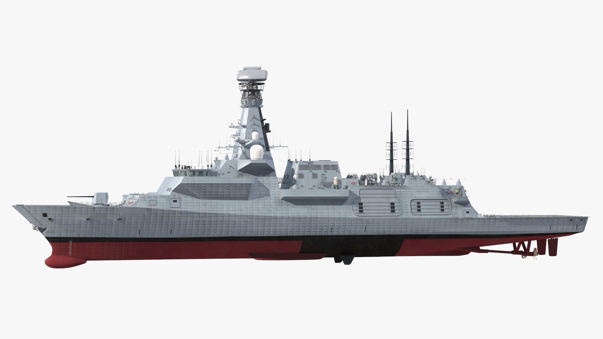 3D Type 26 Global Combat Ship Rigged model
