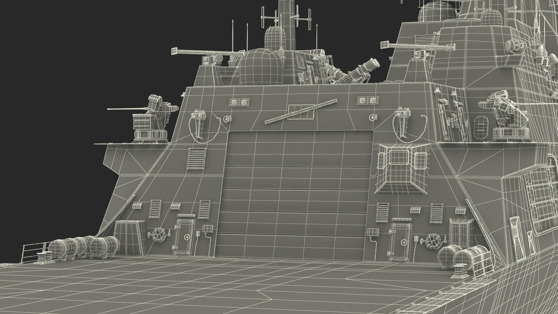 3D Type 26 Global Combat Ship Rigged model