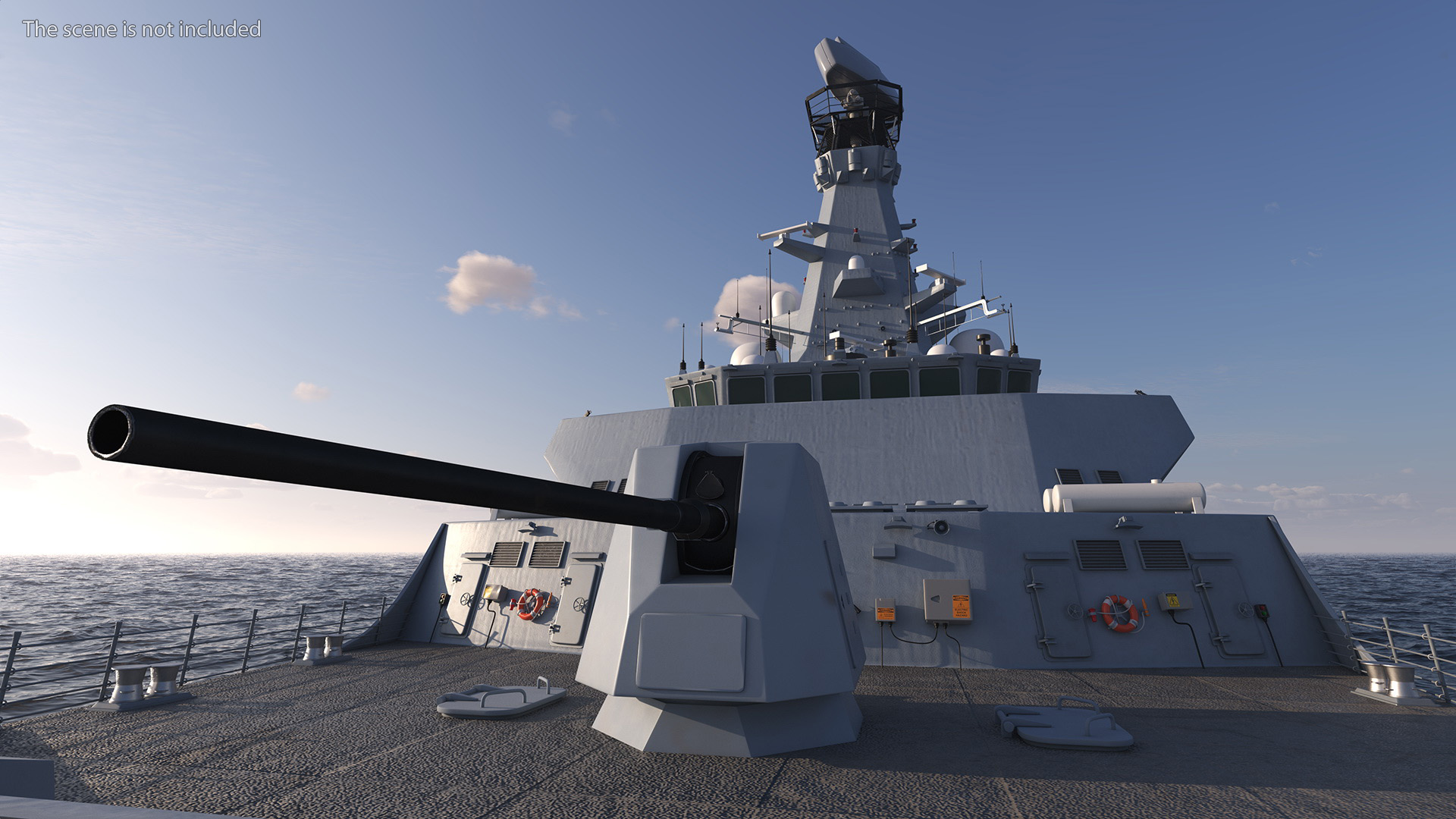 3D Type 26 Global Combat Ship Rigged model