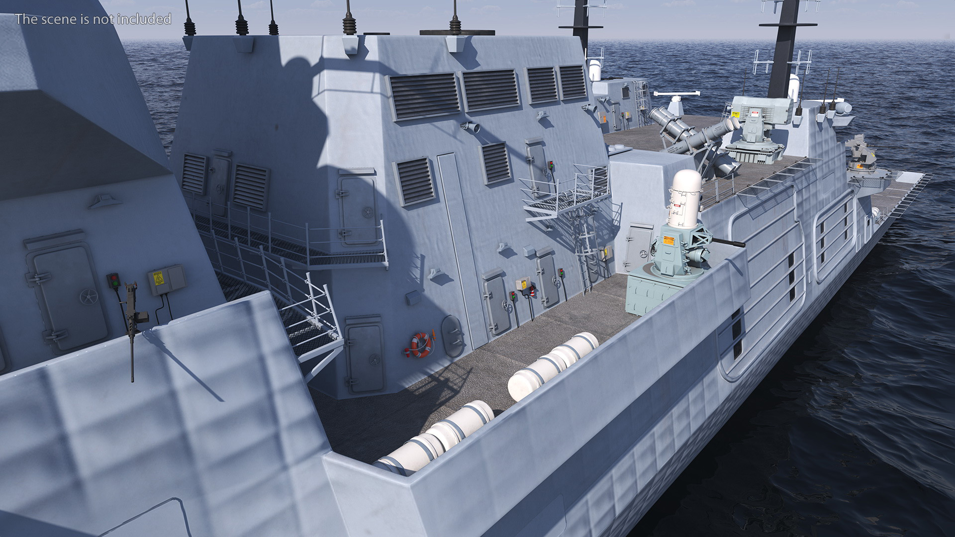 3D Type 26 Global Combat Ship Rigged model