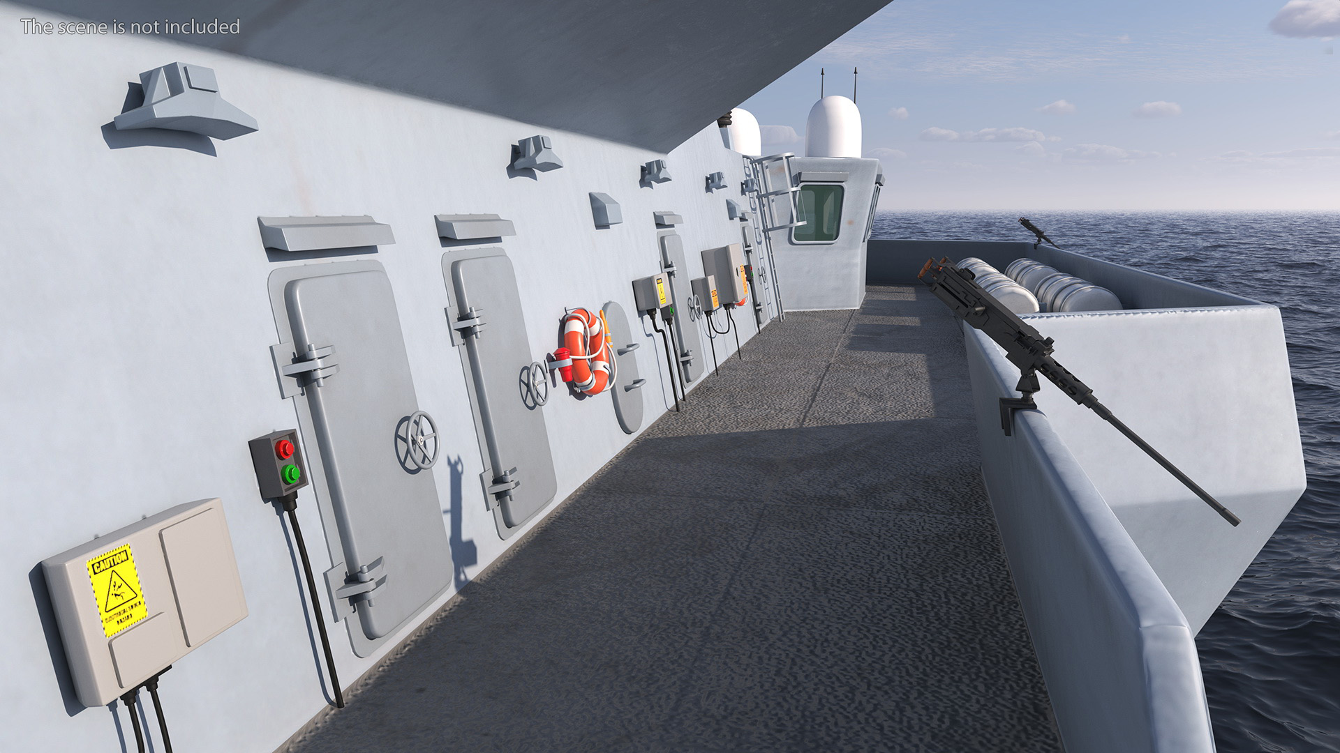 3D Type 26 Global Combat Ship Rigged model