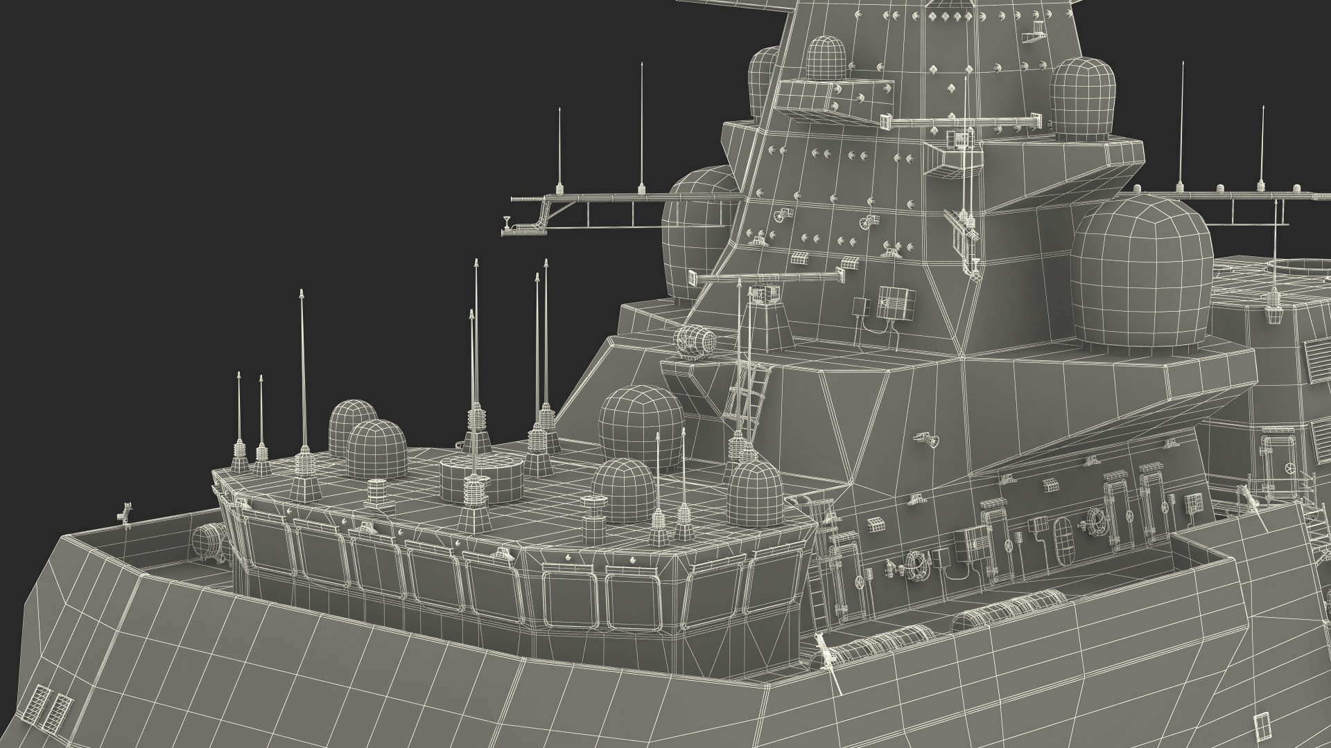 3D Type 26 Global Combat Ship Rigged model