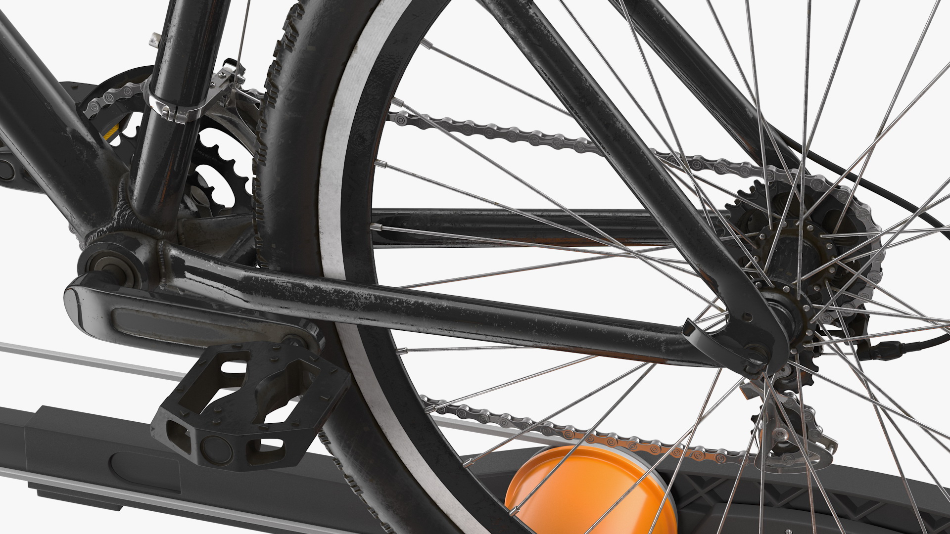 3D Mountain Bike Riding Roller Platform