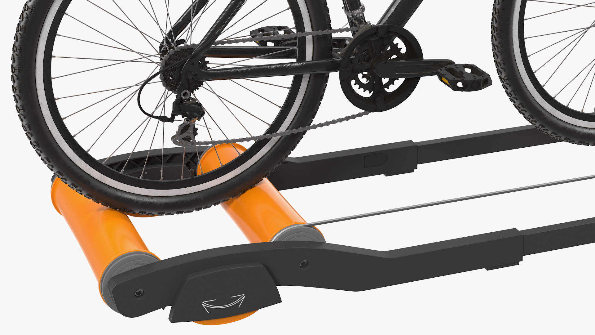 3D Mountain Bike Riding Roller Platform